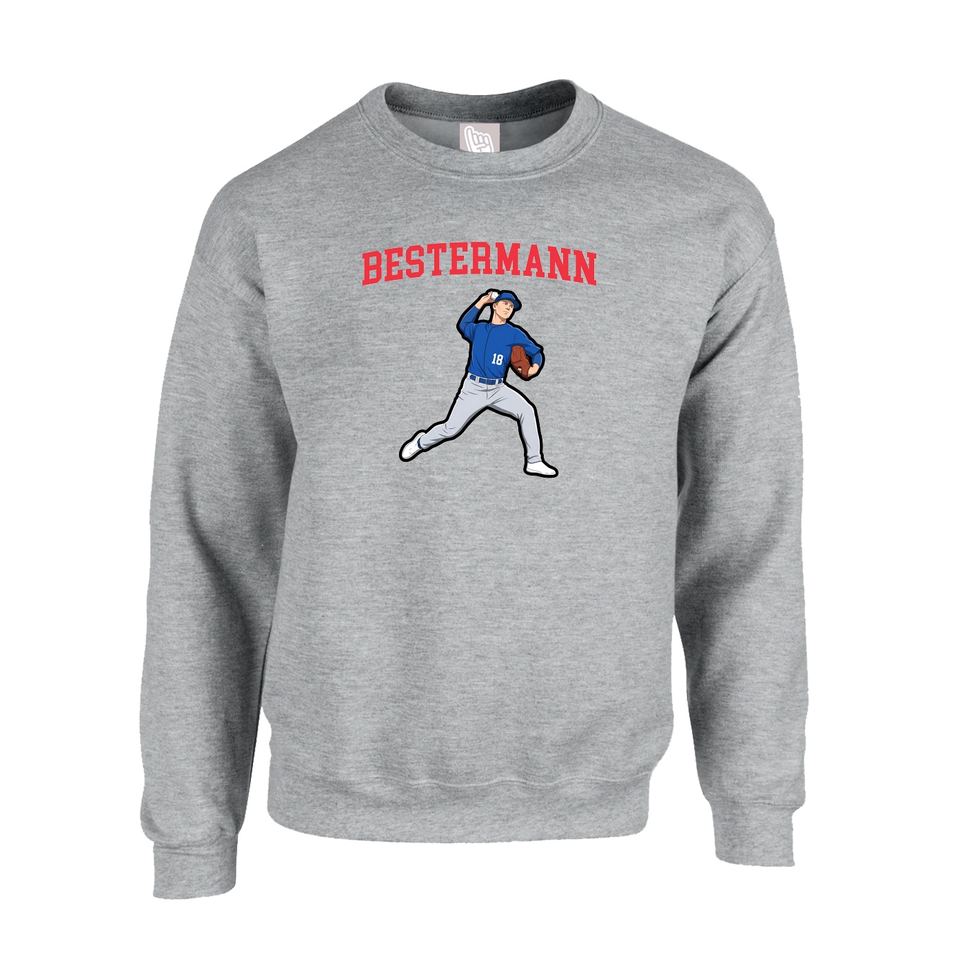 Fleece Crew — Shirsey in Grey