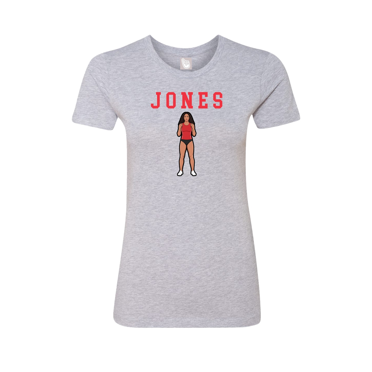 Fitted Women's Tee — Shirsey in Grey