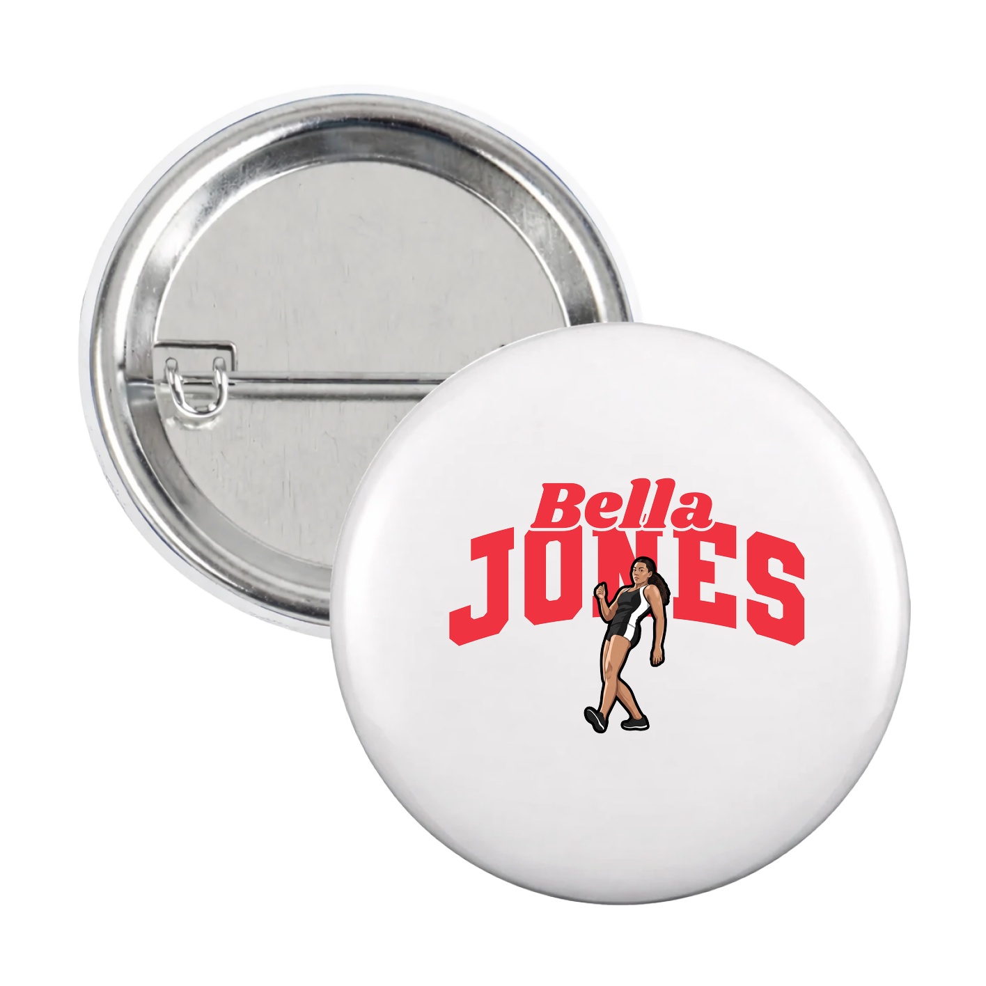Game Day Button — Signature Arch in White