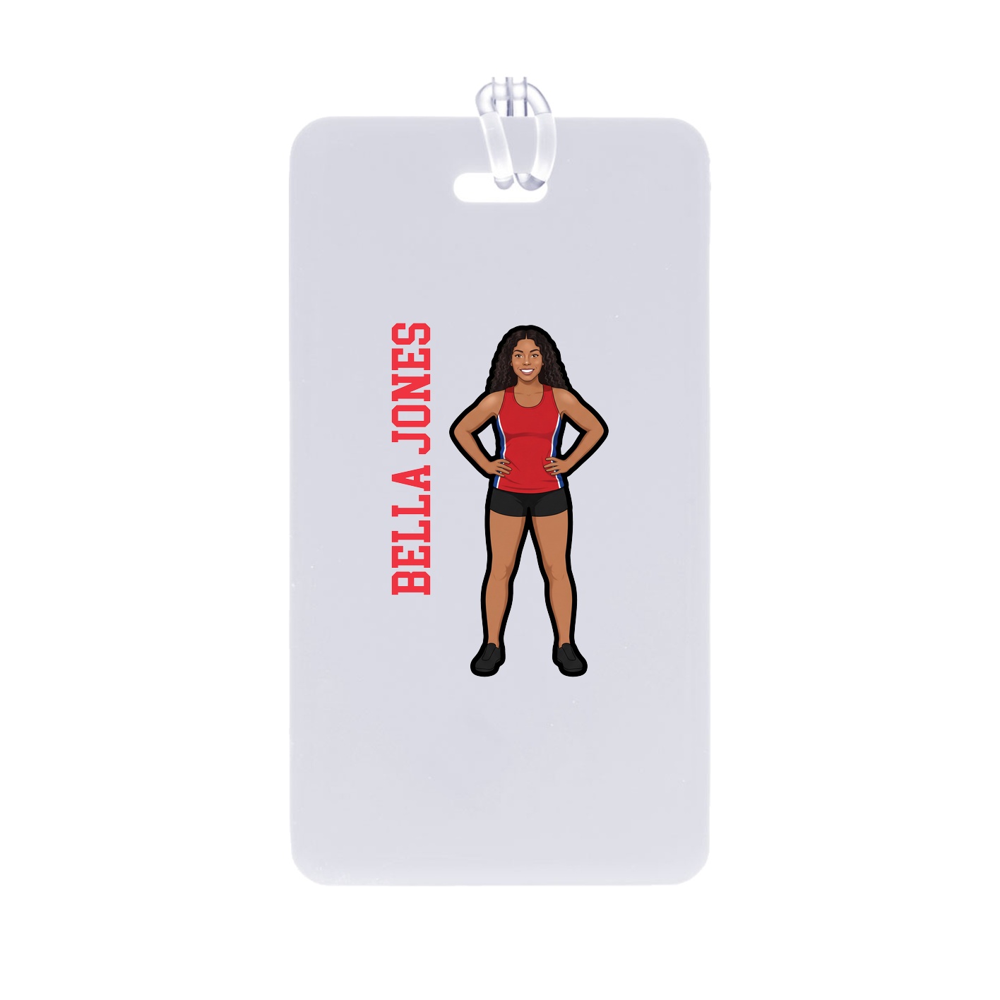 Bag Tag — Name Vertical in Classic