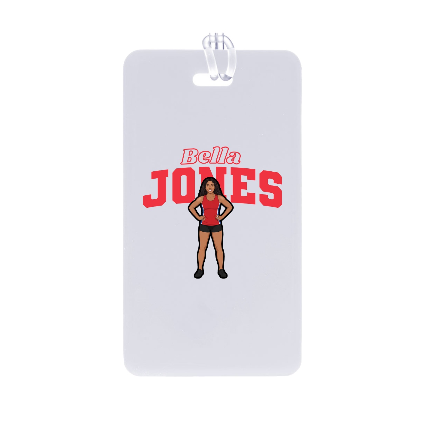Bag Tag — Name Arch in Classic