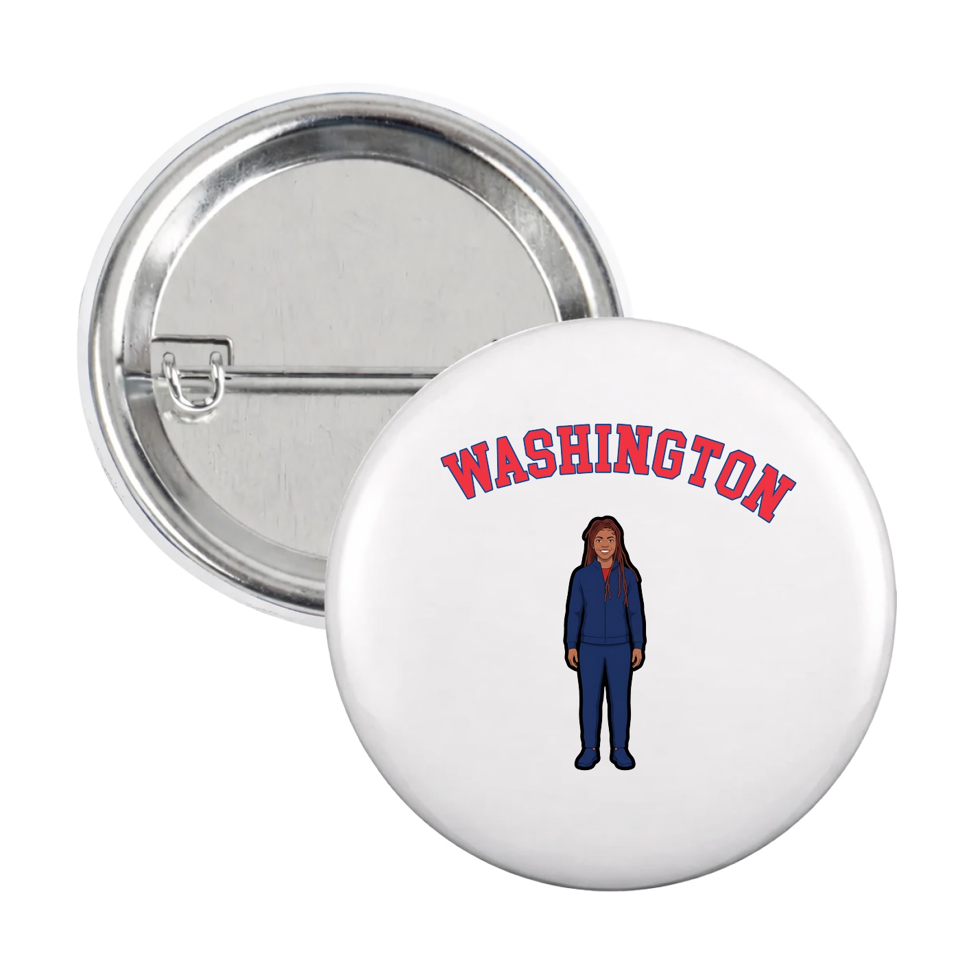 Game Day Button — Shirsey Arch in White