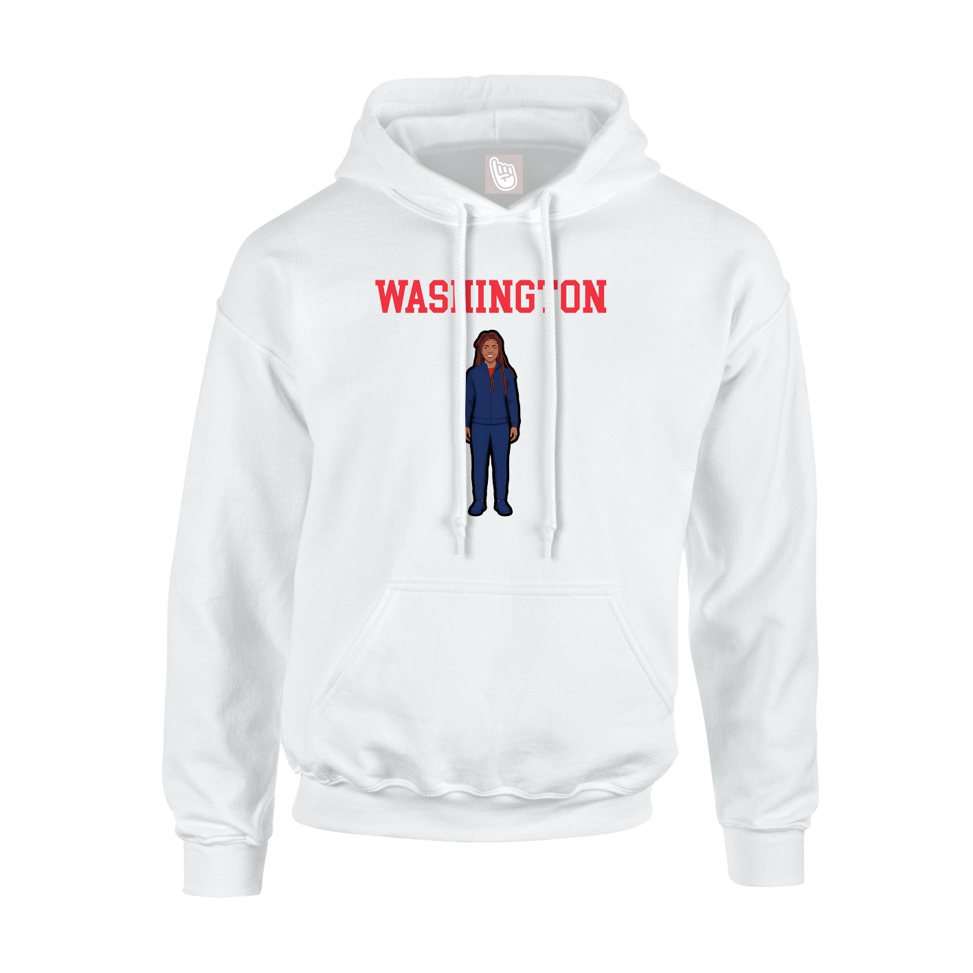 Hoodie — Shirsey in White