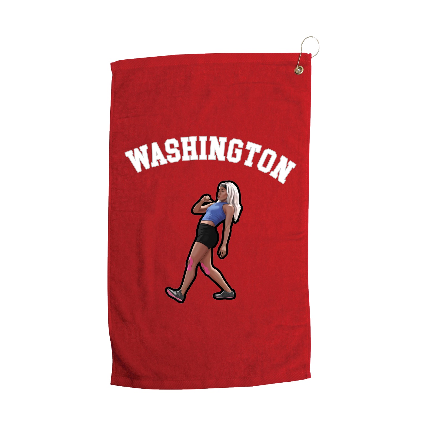 Golf Towel — Shirsey Arch in Red