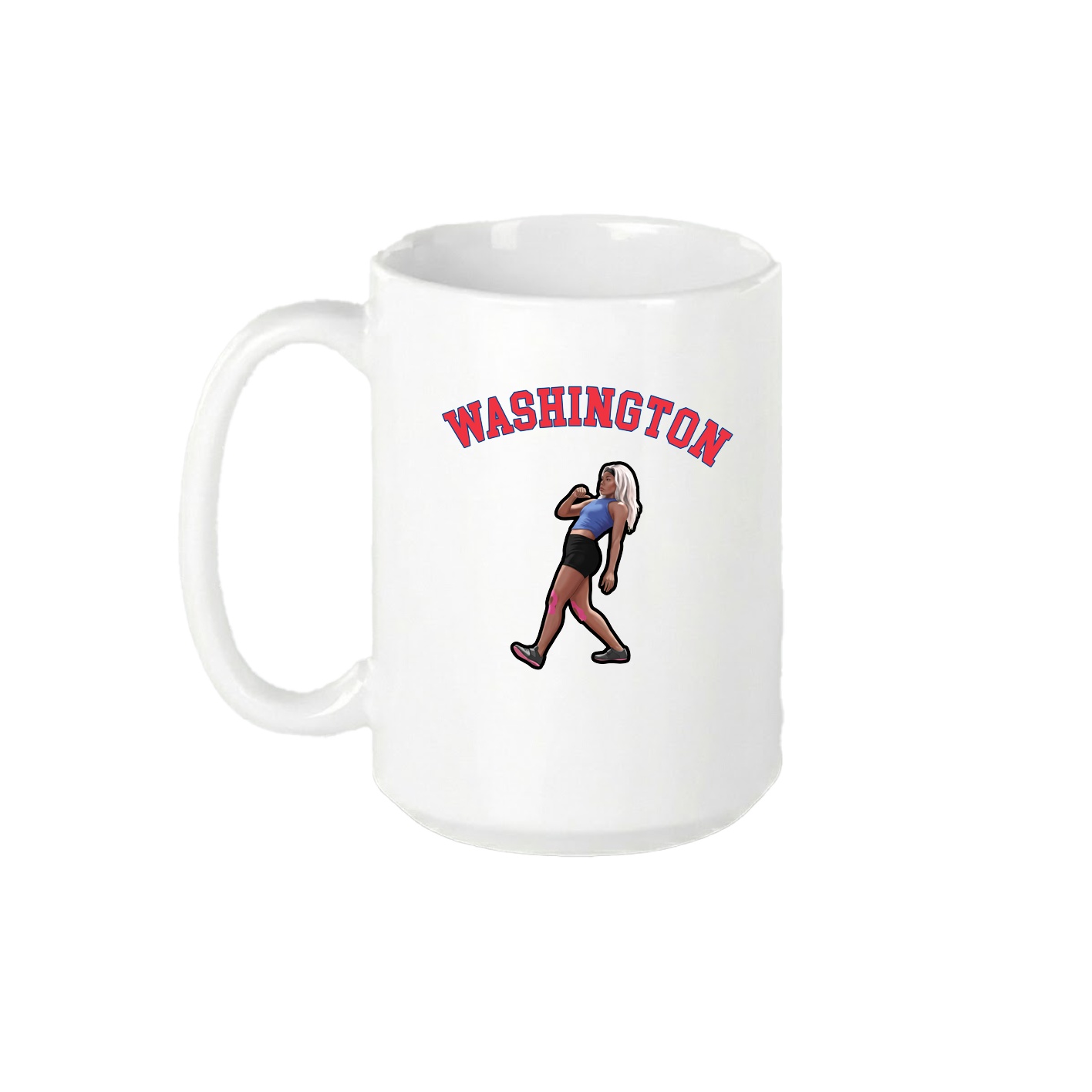 15oz Coffee Mug — Shirsey Arch in White