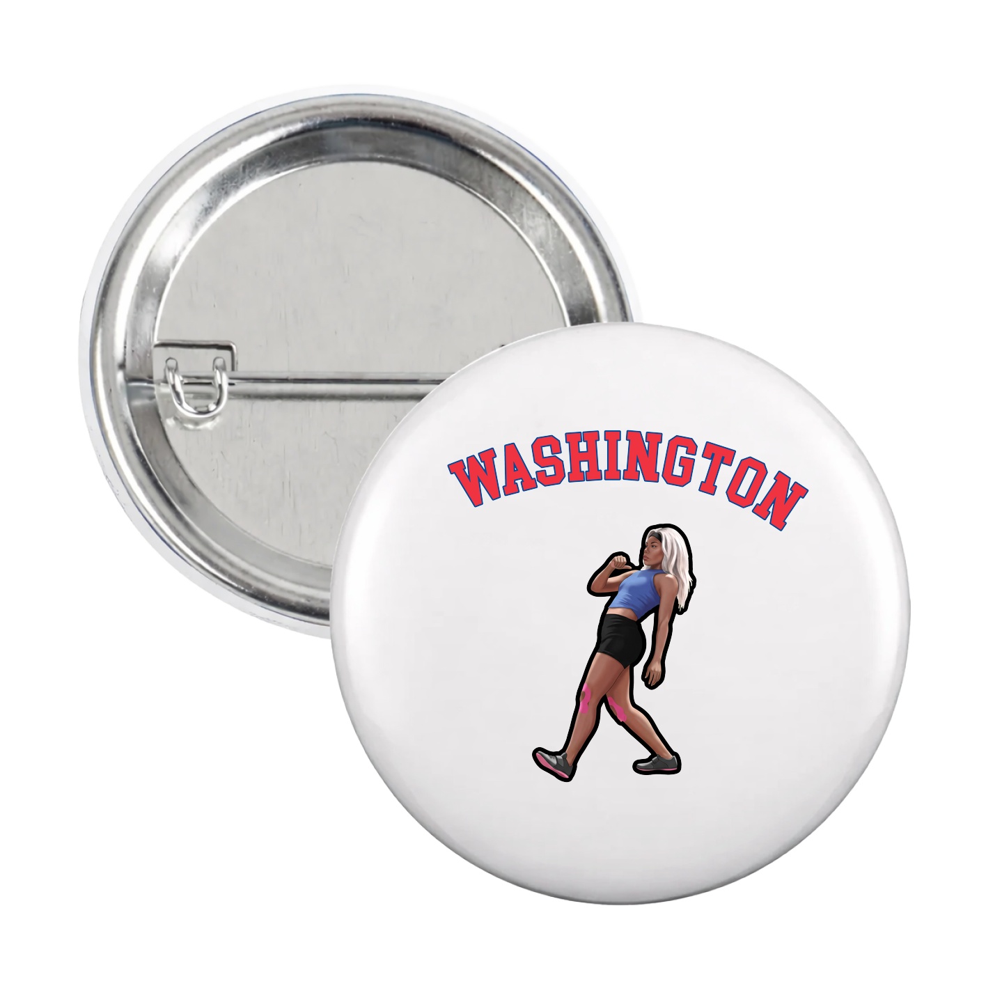 Game Day Button — Shirsey Arch in White