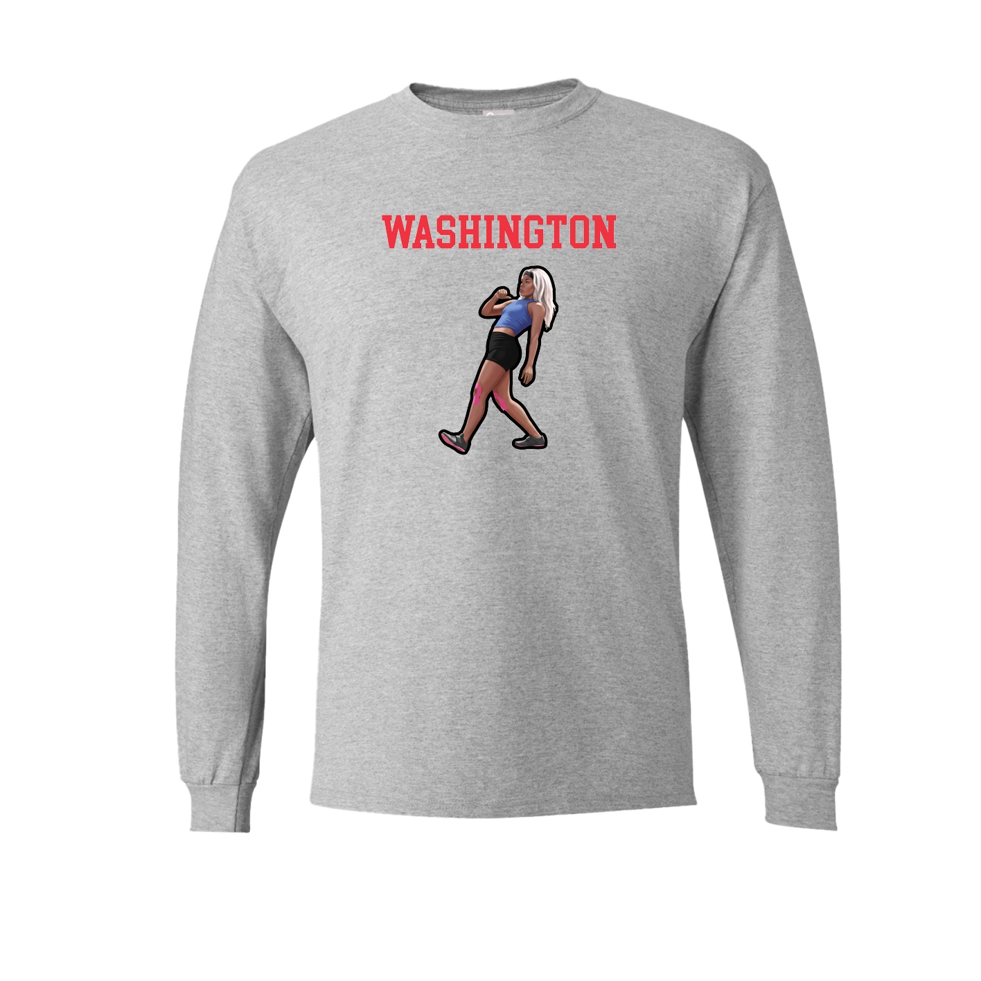 Long Sleeve Tee — Shirsey in Grey