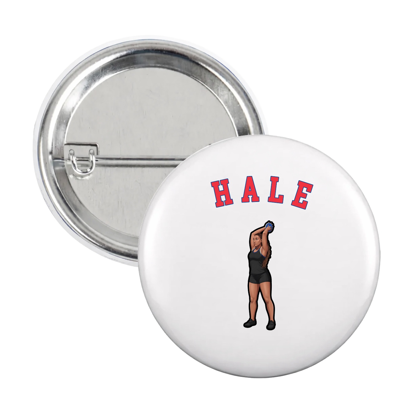 Game Day Button — Shirsey Arch in White