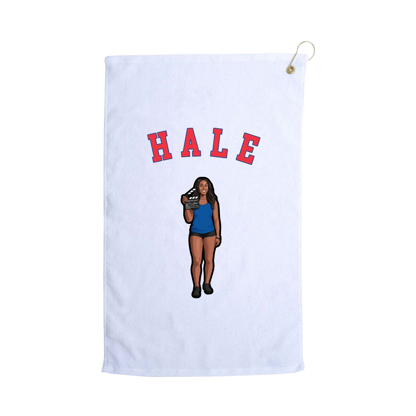 Golf Towel — Shirsey Arch in White
