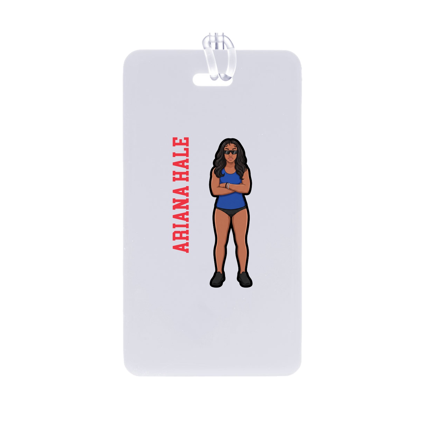 Bag Tag — Name Vertical in Classic