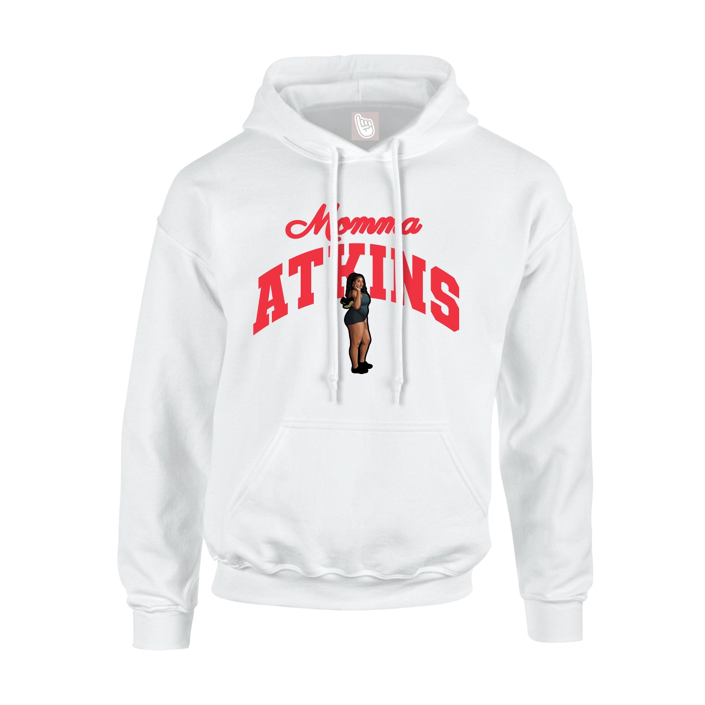 Youth Hoodie — Mothers Day Arch in White