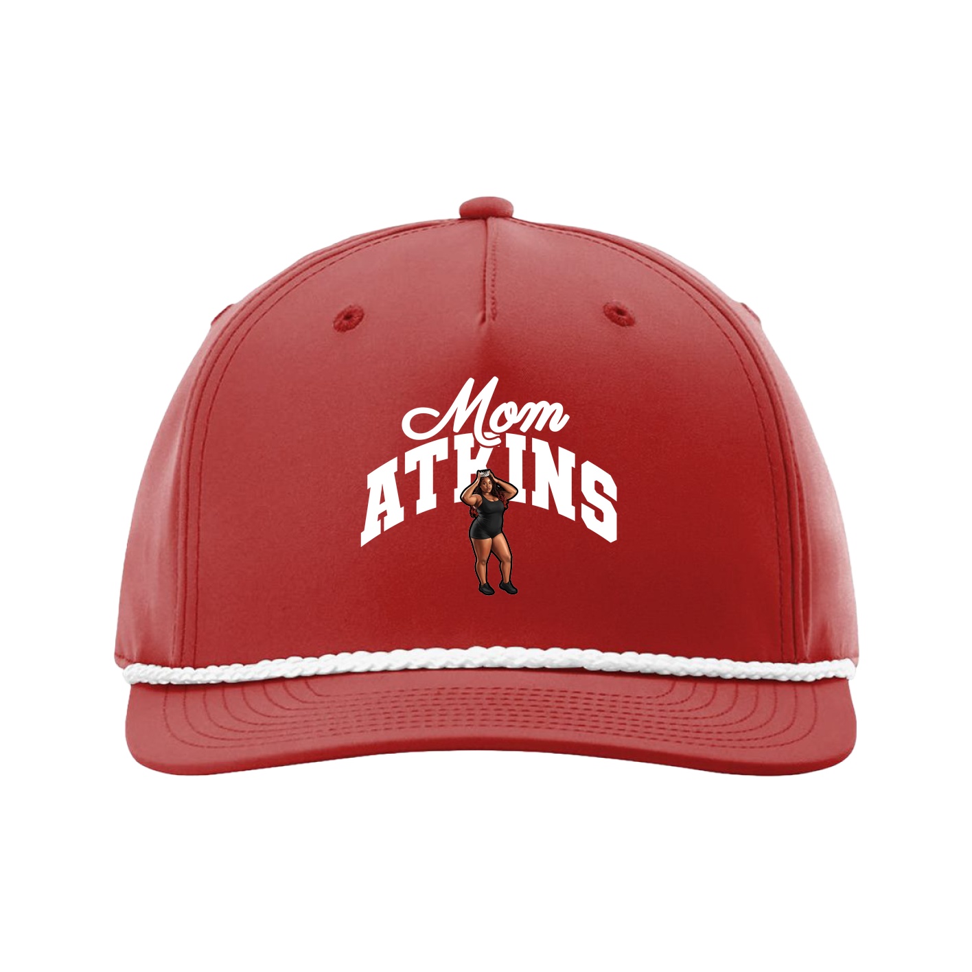 Five-Panel Classic Rope Cap — Mothers Day Arch in Red