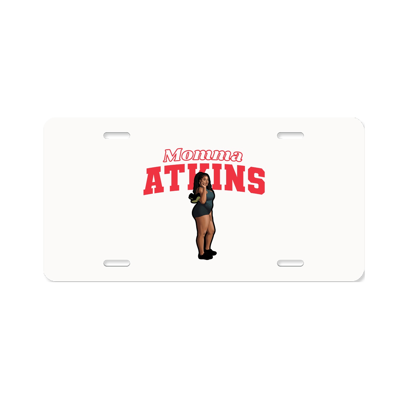 License Plate — Mothers Day Block in Classic
