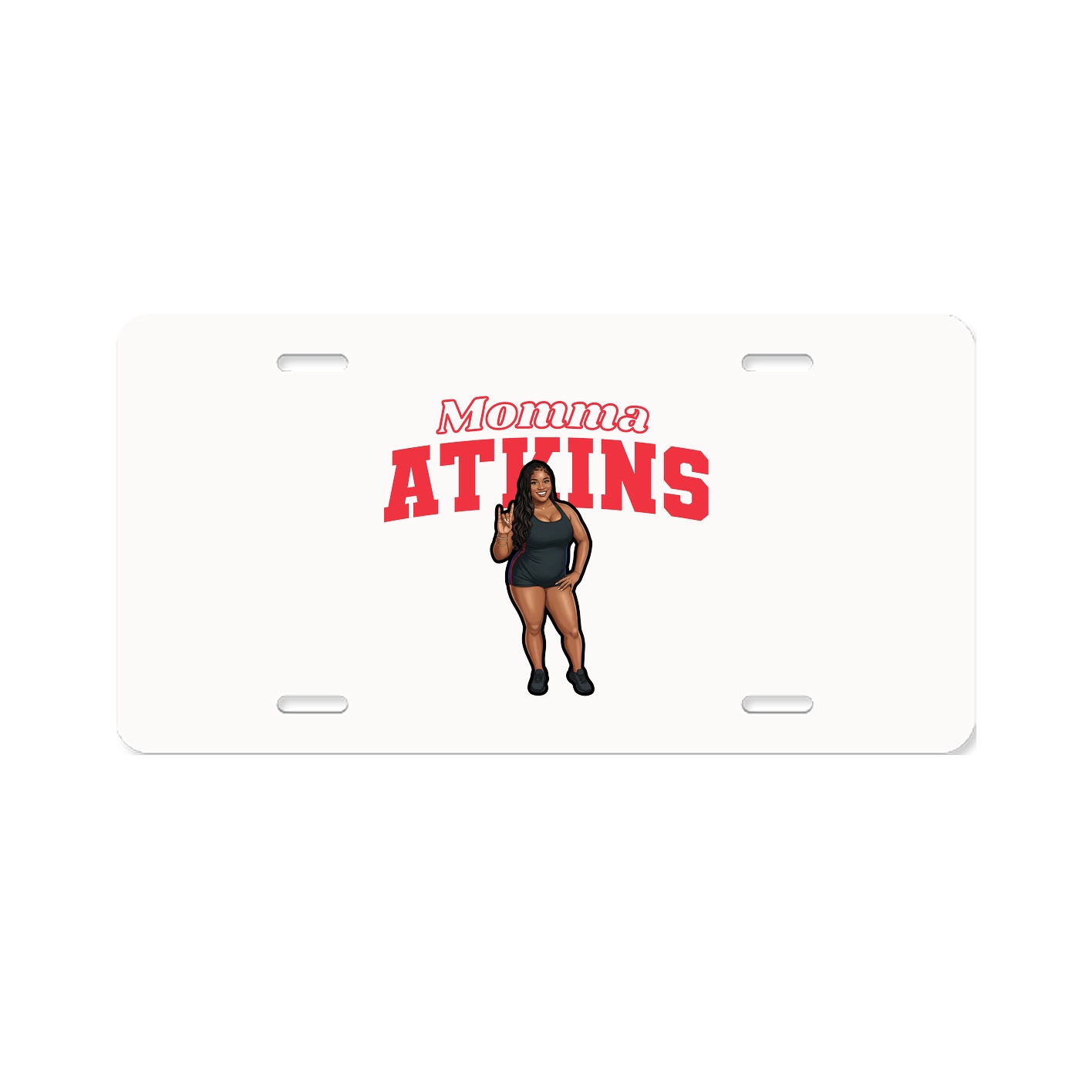 License Plate — Mothers Day Block in Classic