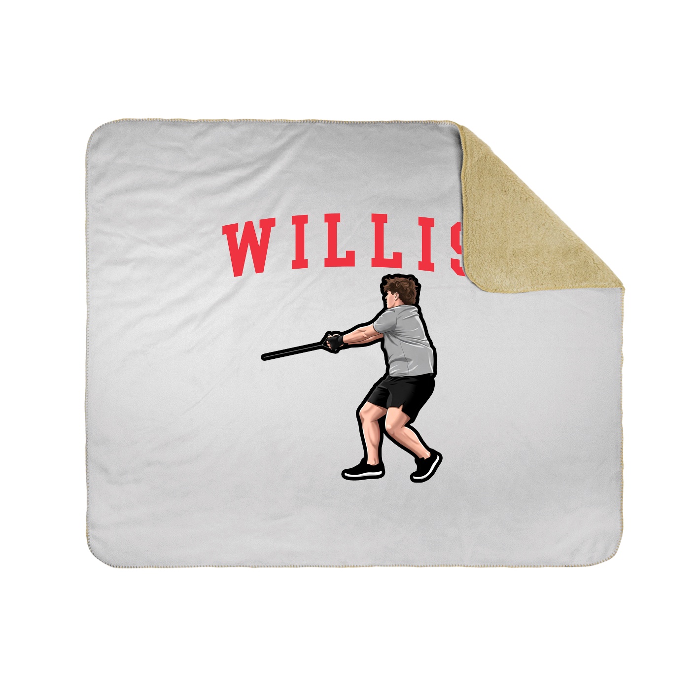 50x60 Sherpa Lined Throw Blanket