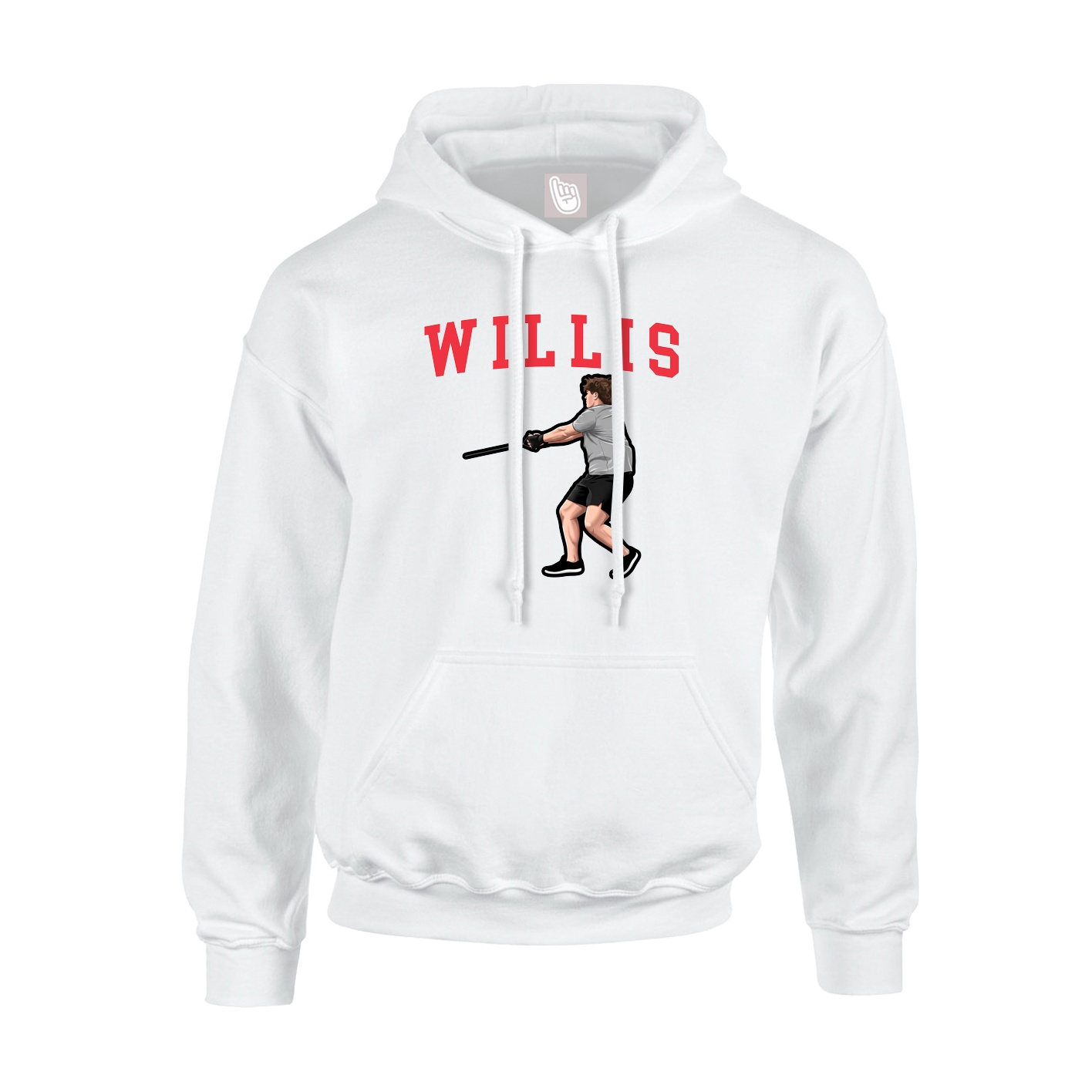 Hoodie — Shirsey in White
