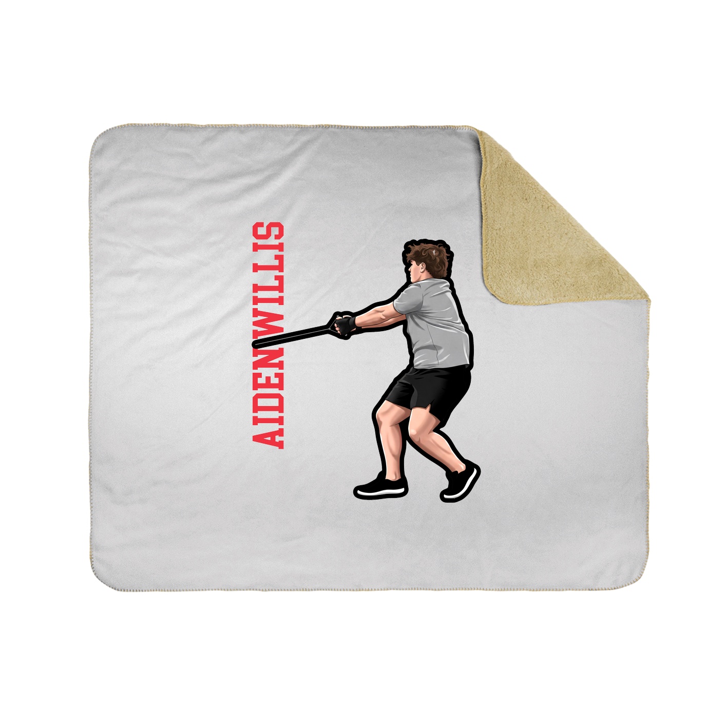 50x60 Sherpa Lined Throw Blanket