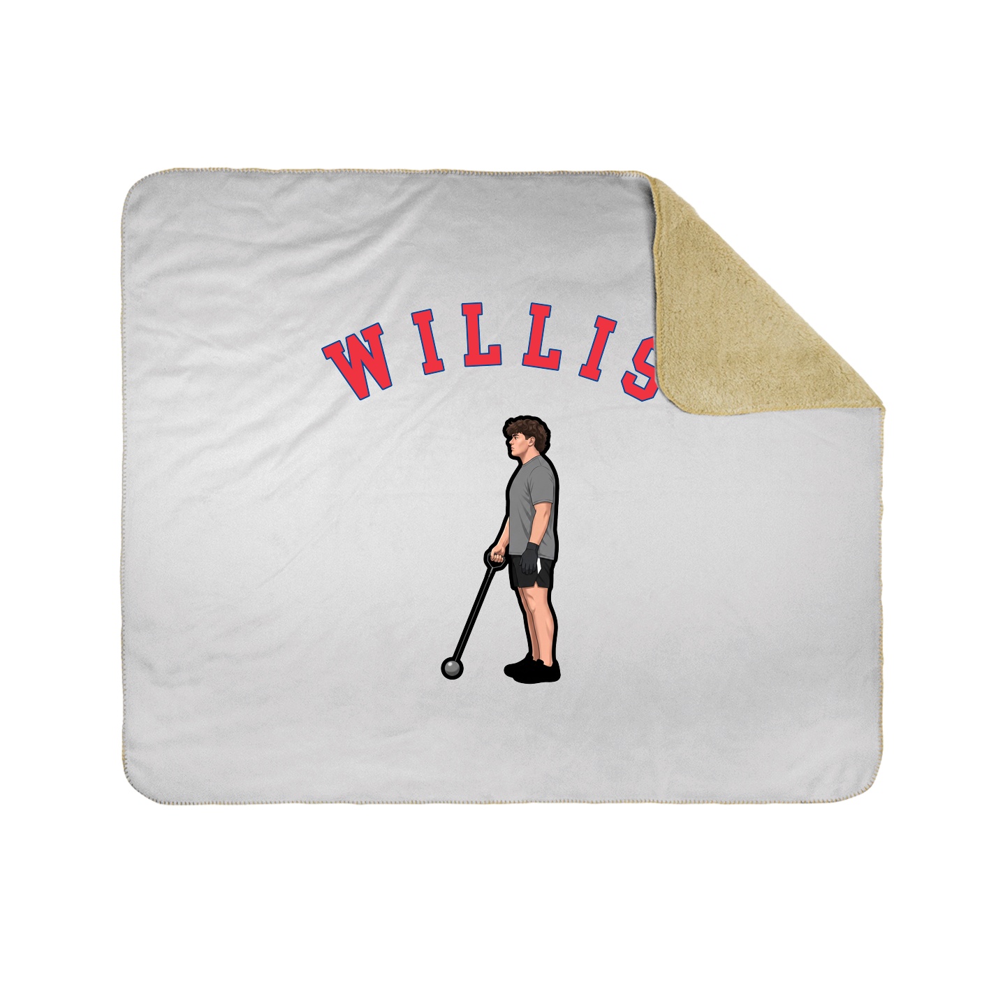 50x60 Sherpa Lined Throw Blanket