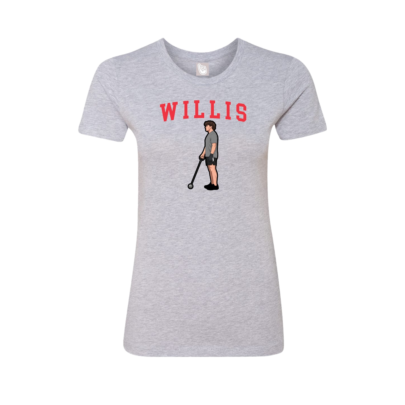Fitted Women's Tee — Shirsey in Grey