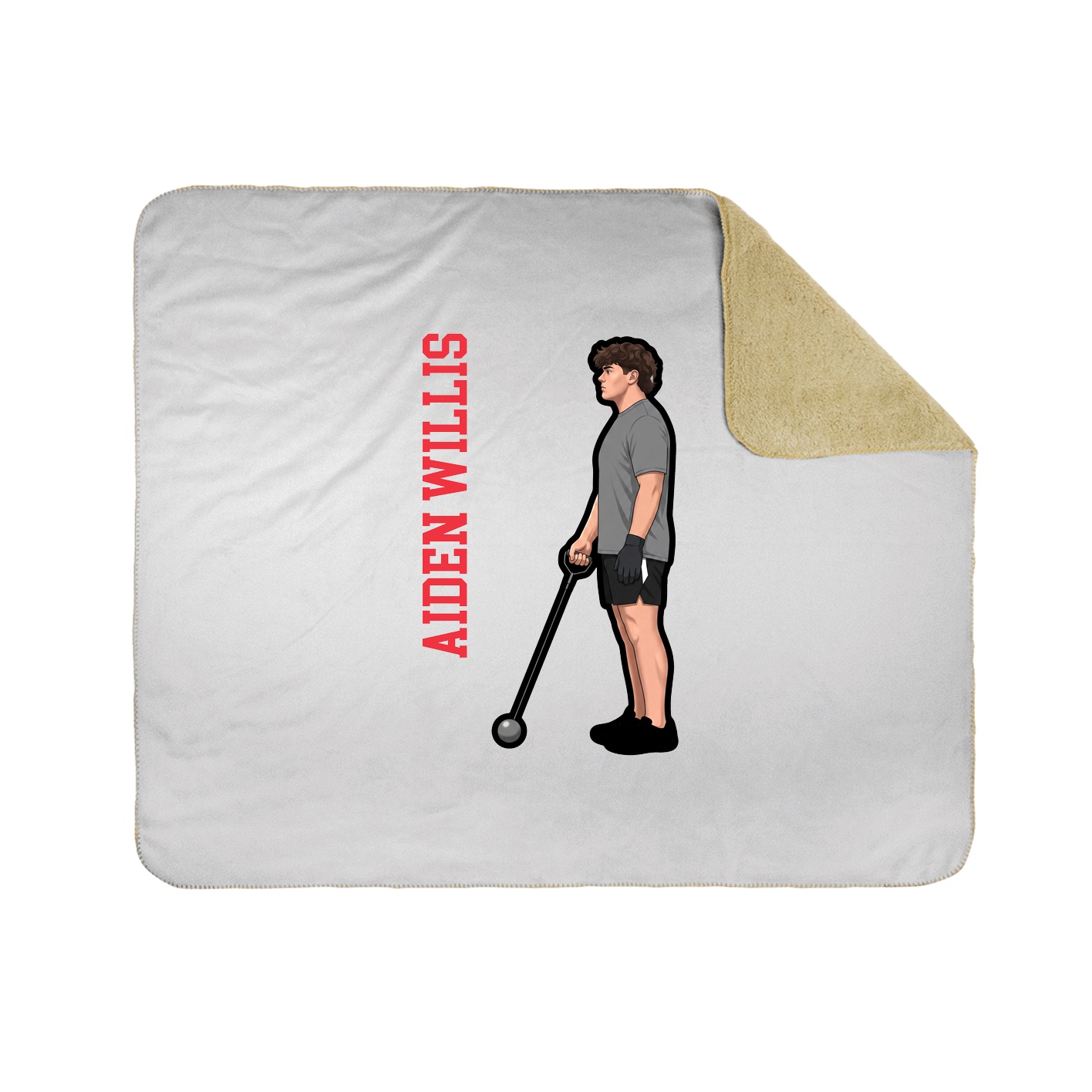 50x60 Sherpa Lined Throw Blanket