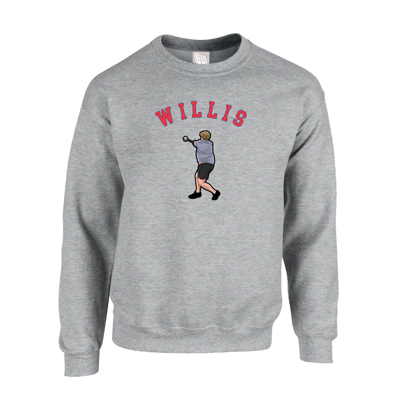 Fleece Crew — Shirsey Arch in Grey