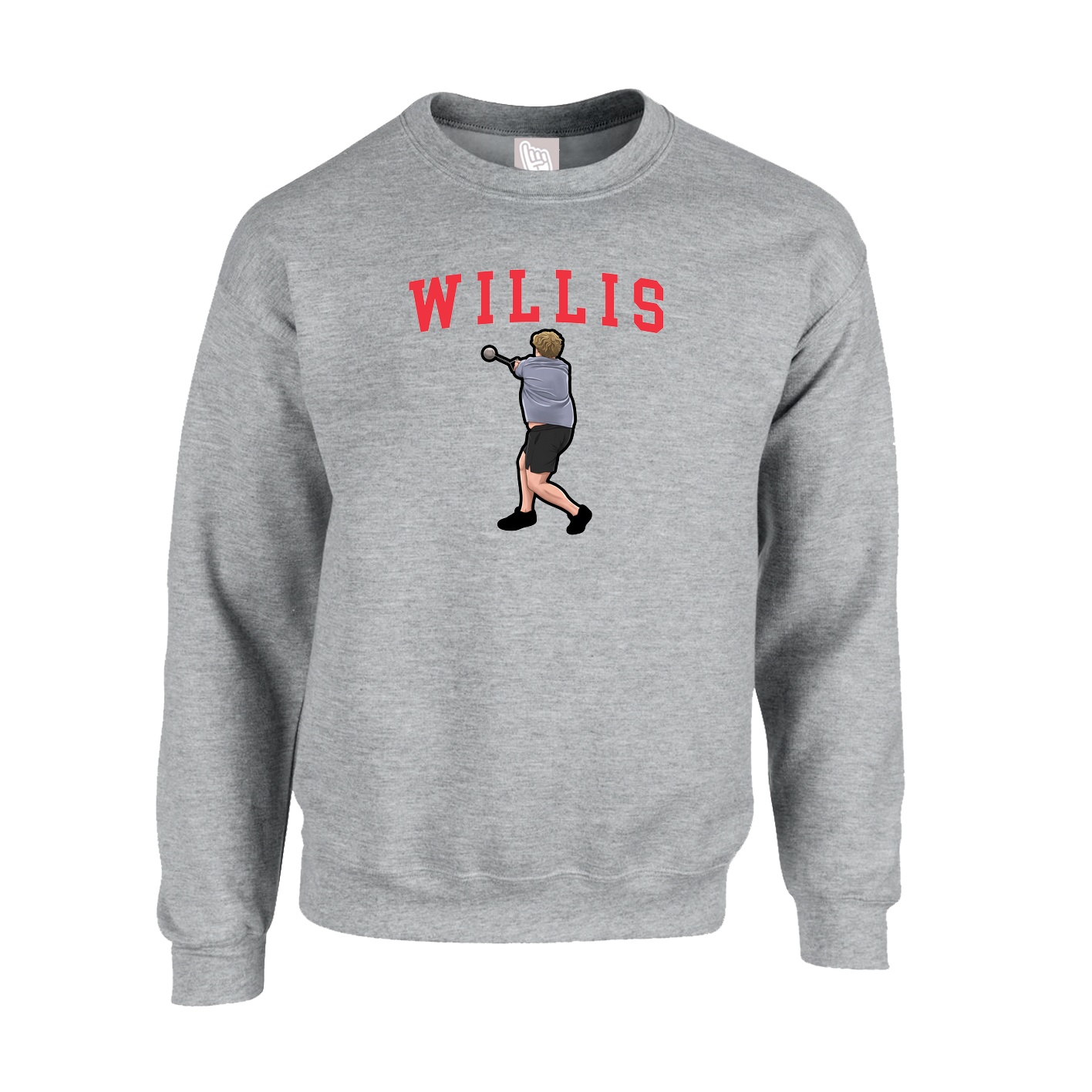 Fleece Crew — Shirsey in Grey