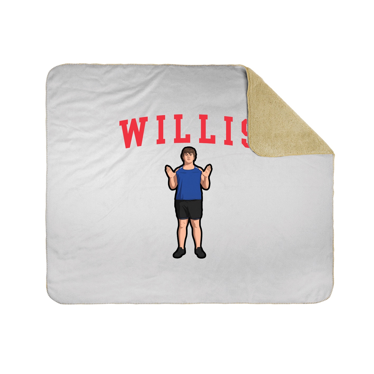 50x60 Sherpa Lined Throw Blanket