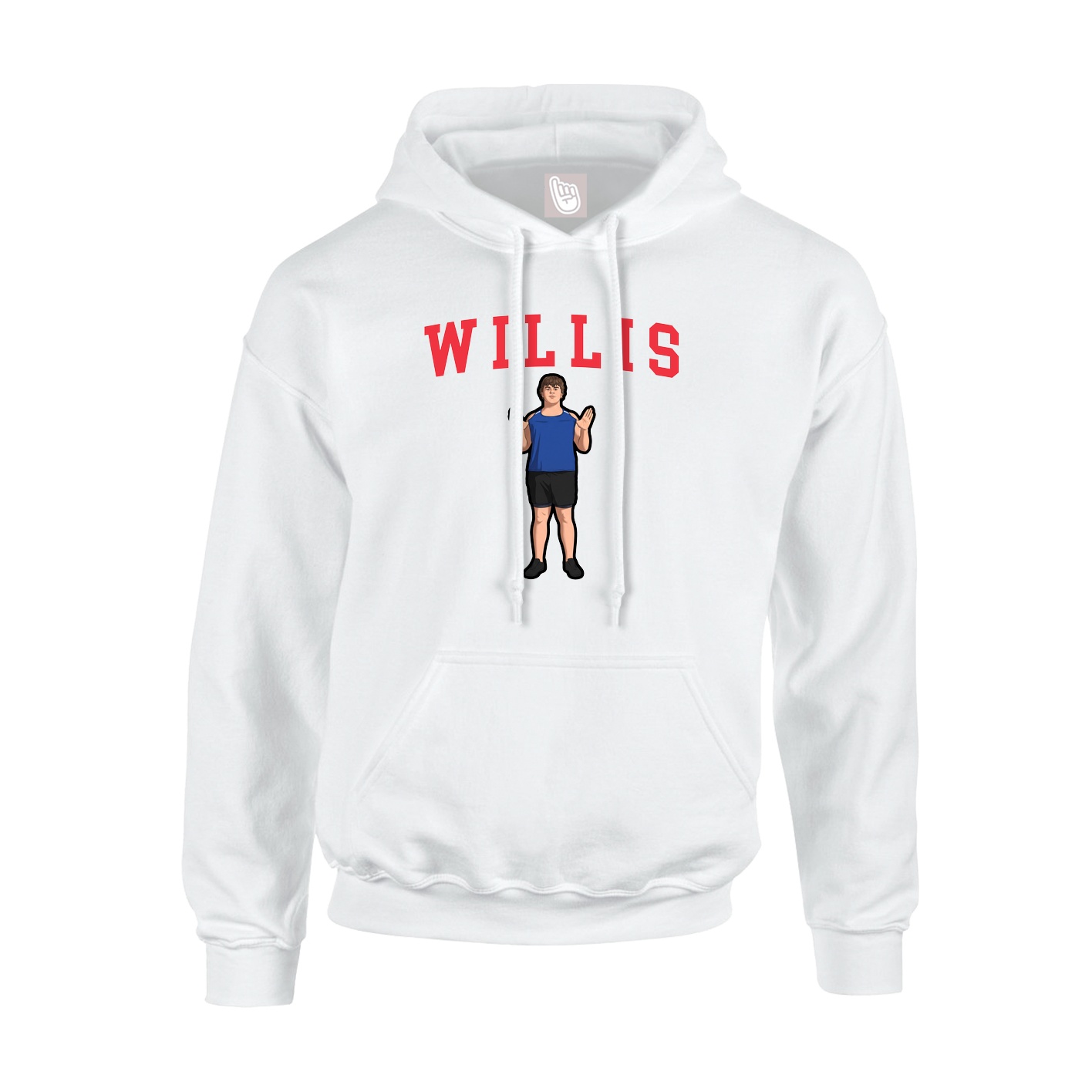 Hoodie — Shirsey in White
