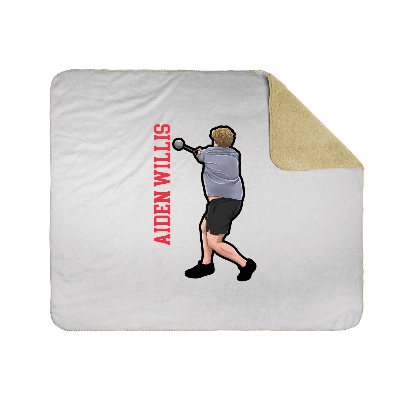 50x60 Sherpa Lined Throw Blanket