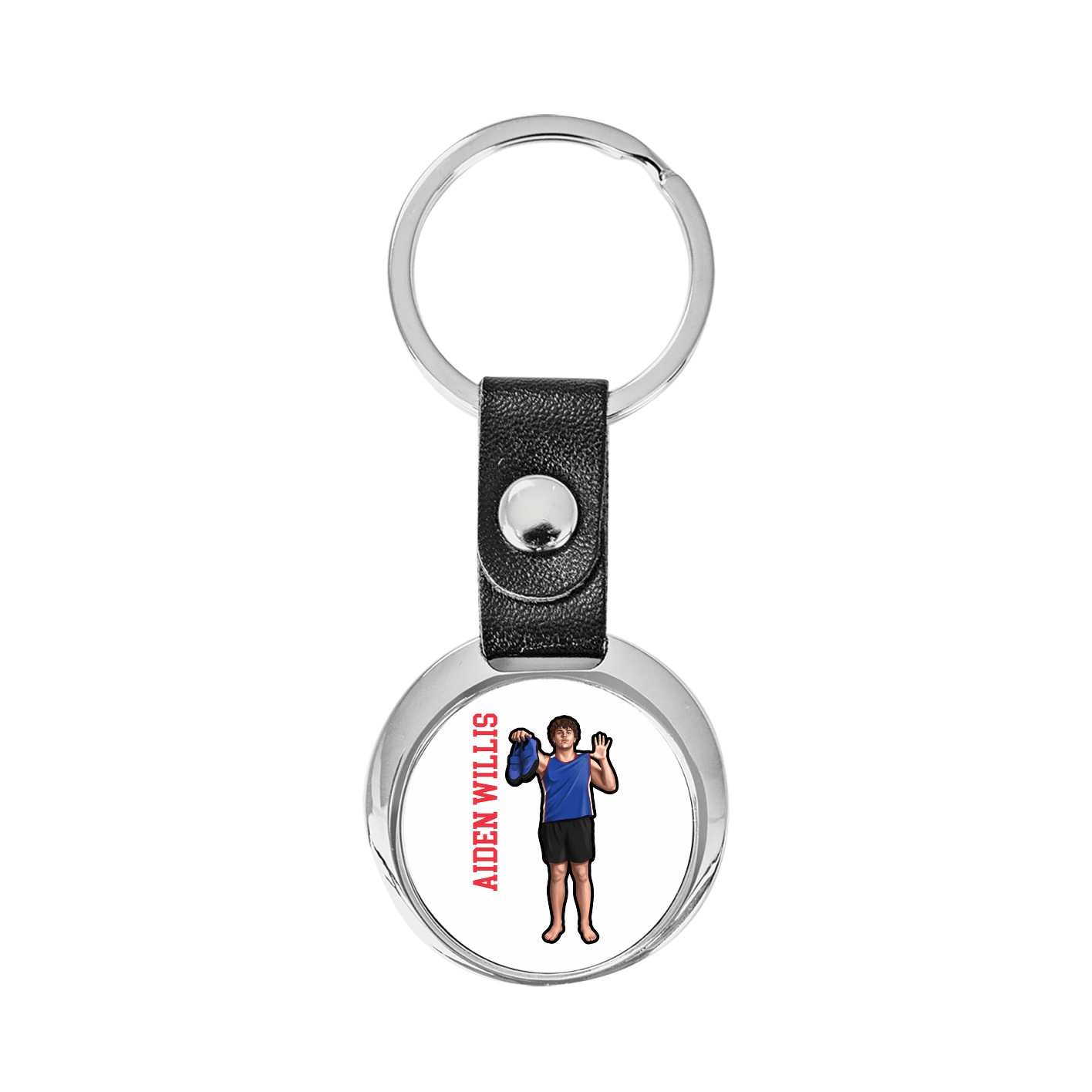 Key Chain — Name Vertical in Classic