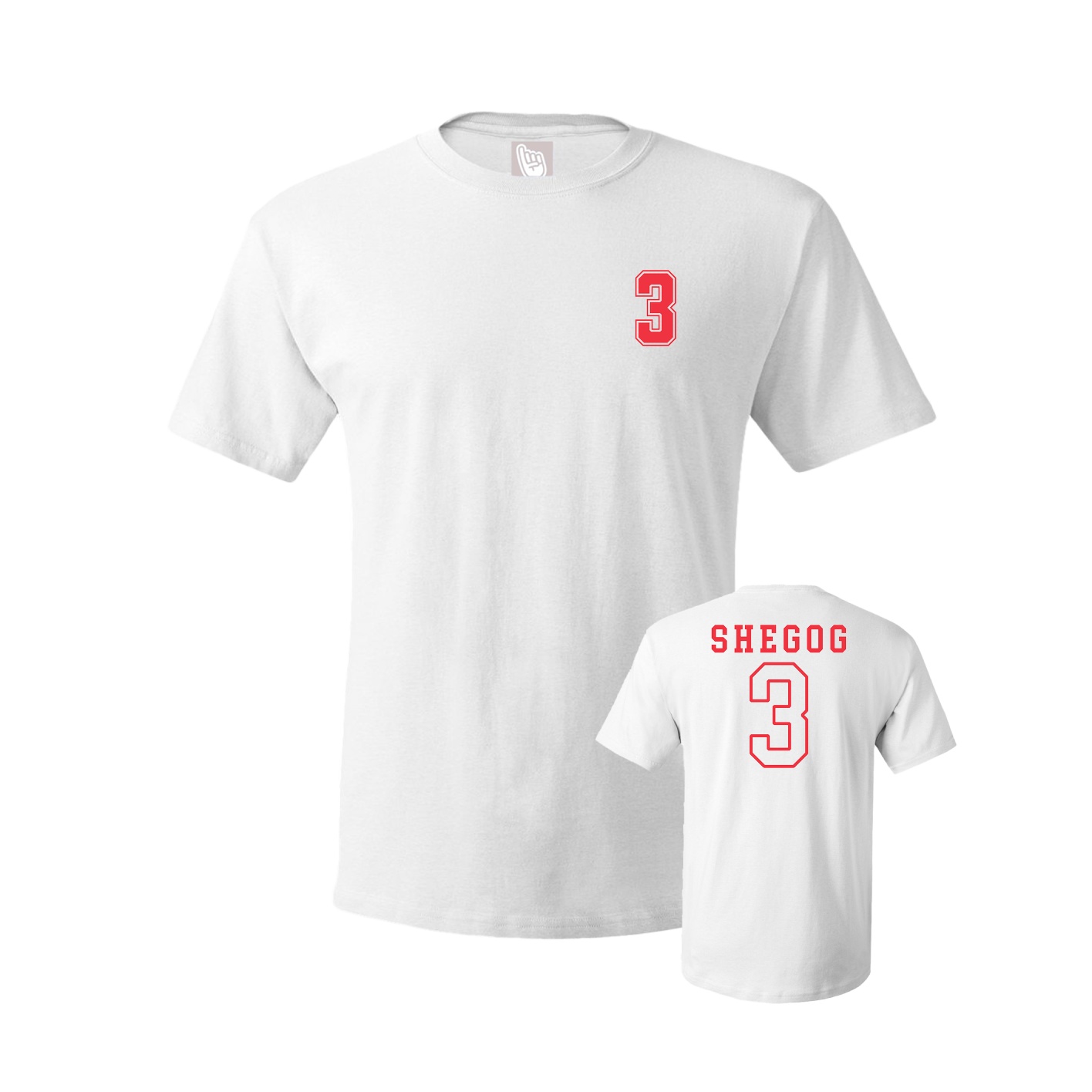 Tee — Chest Back in White