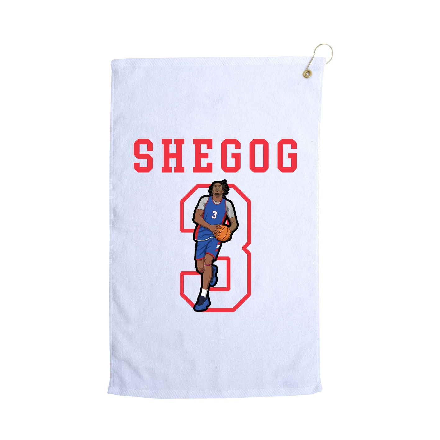 Golf Towel — Shirsey in White
