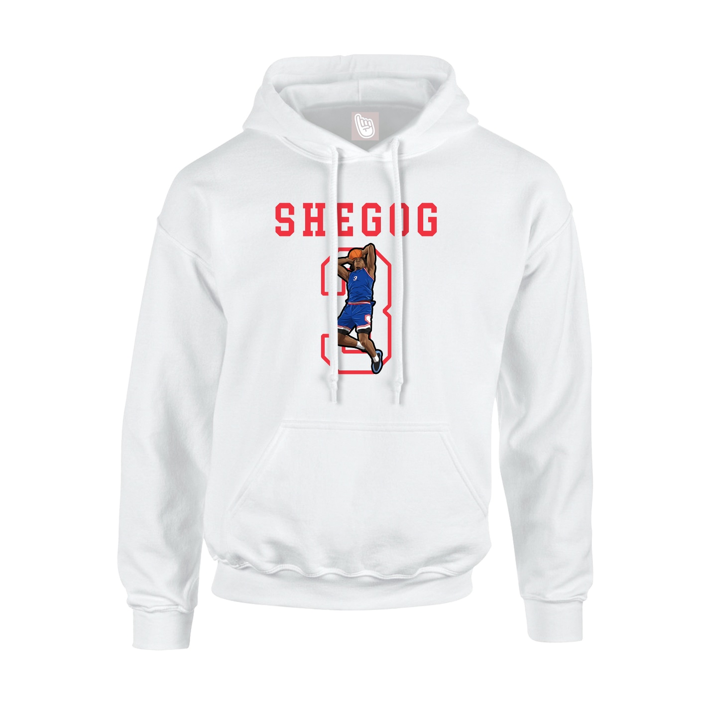 Hoodie — Shirsey in White