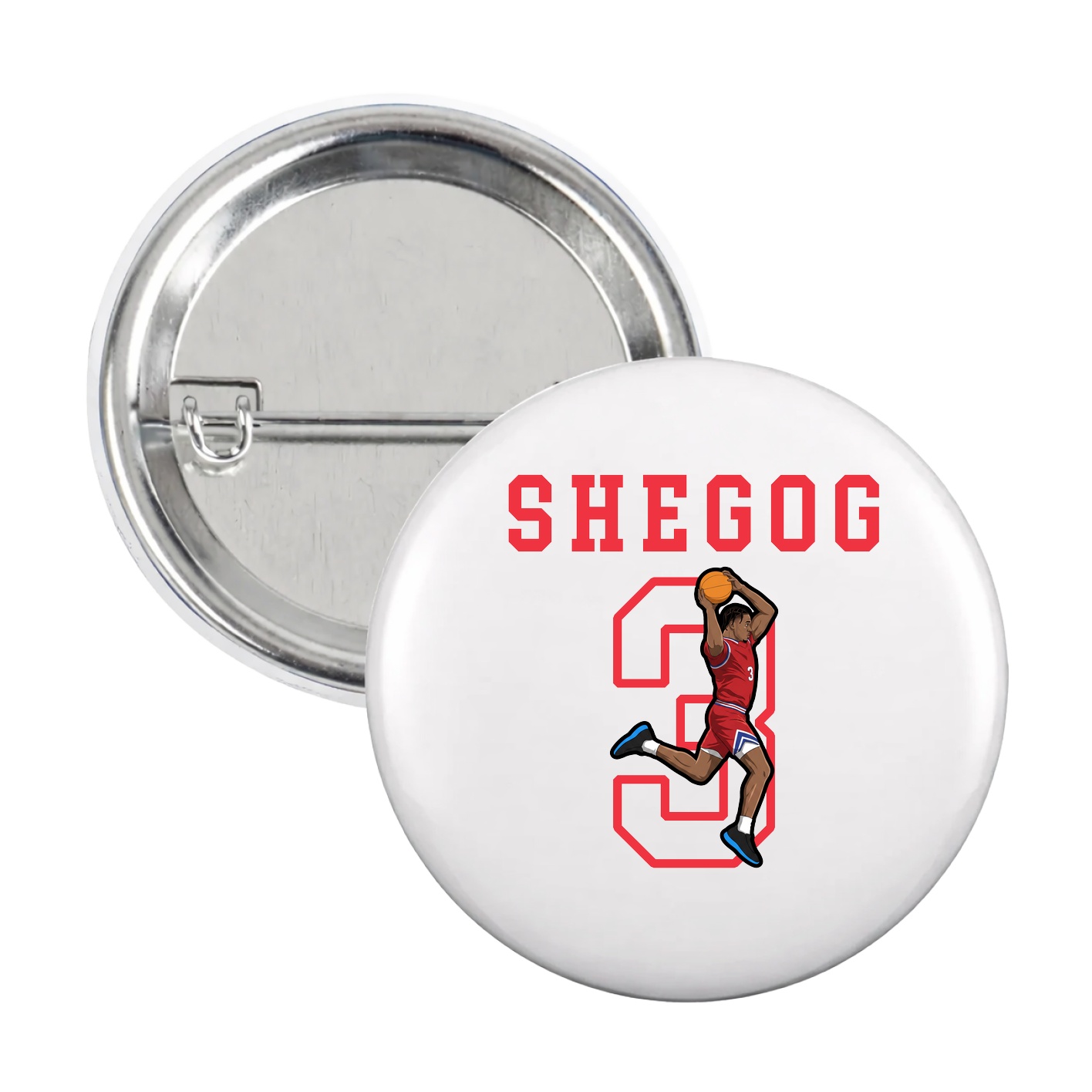 Game Day Button — Shirsey in White