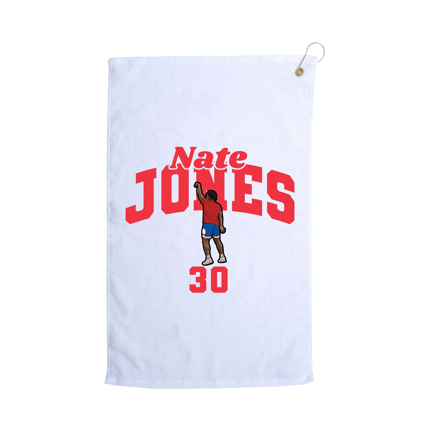 Golf Towel — Signature Arch in White