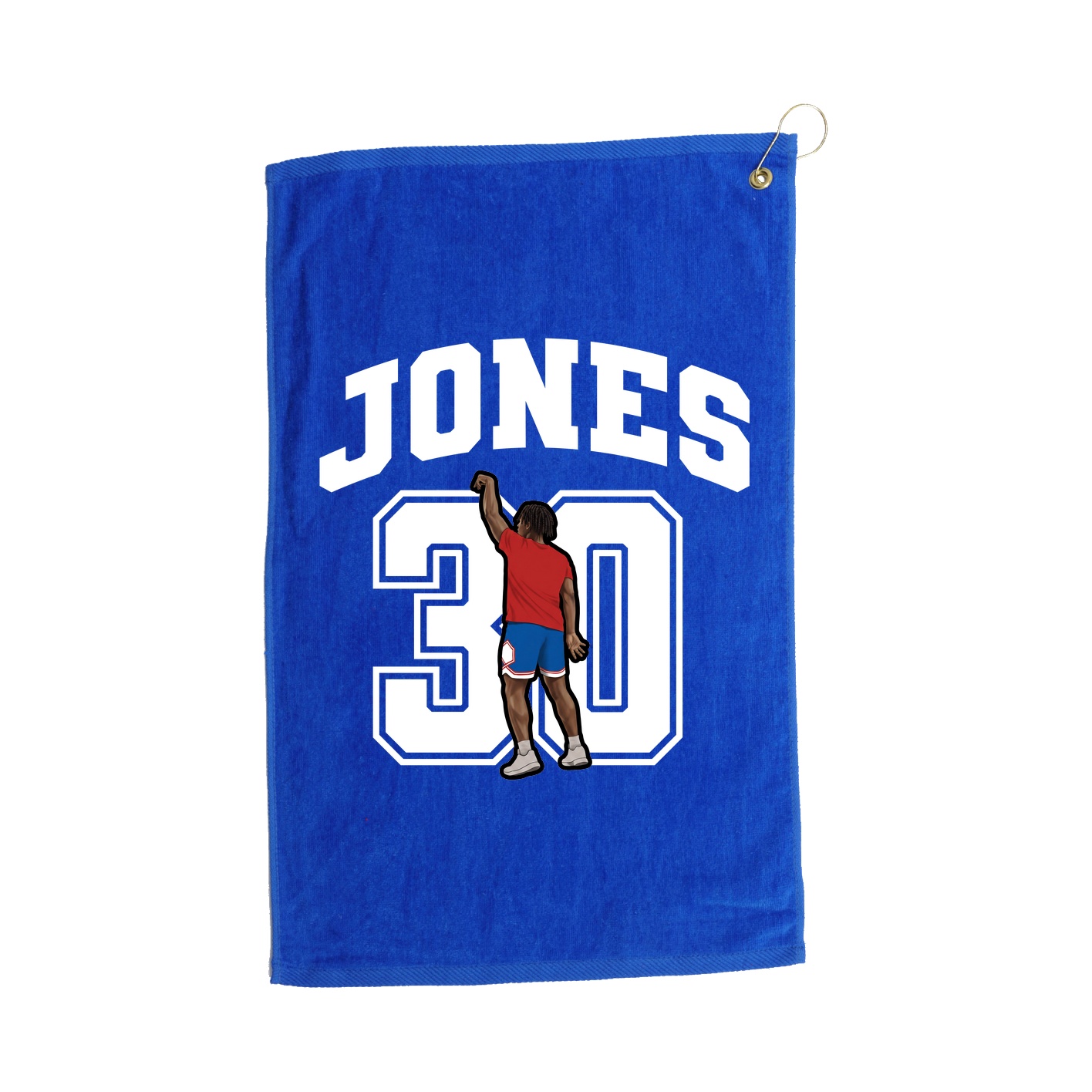 Golf Towel — Number in Royal