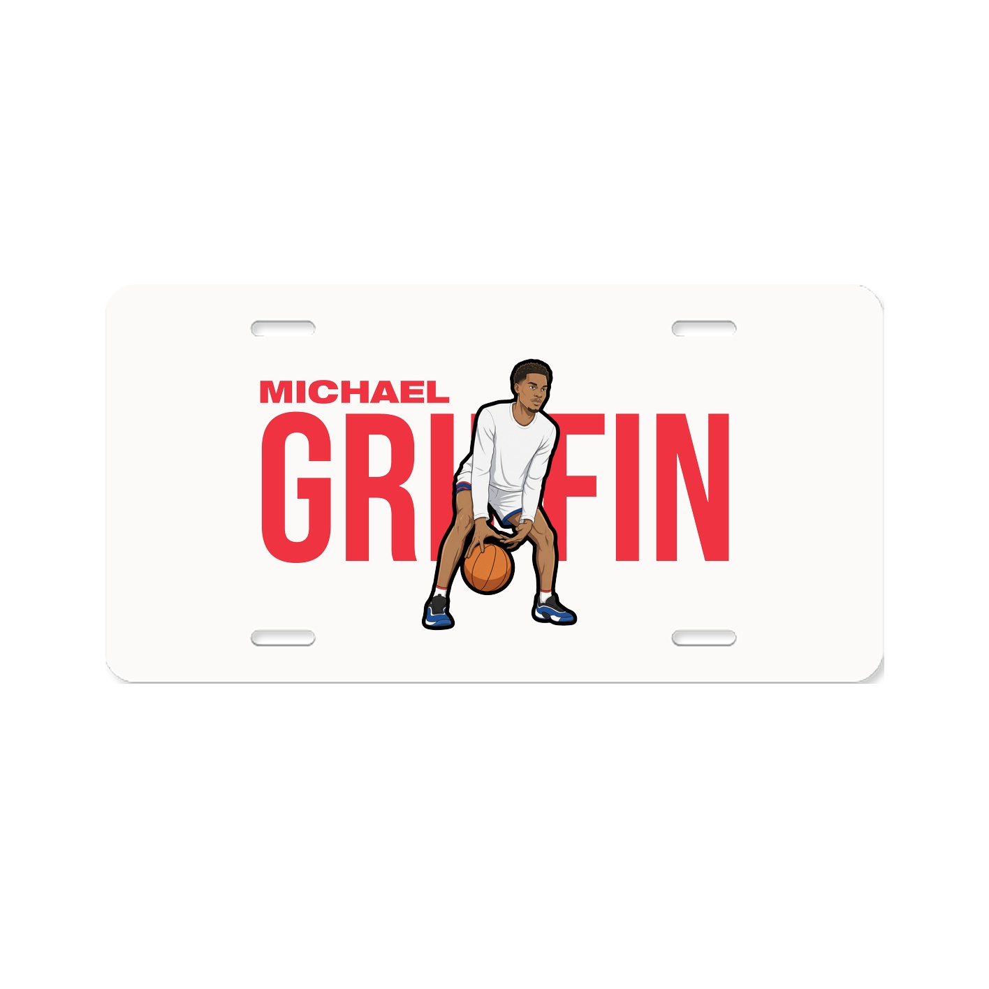 License Plate — Player Name in Classic