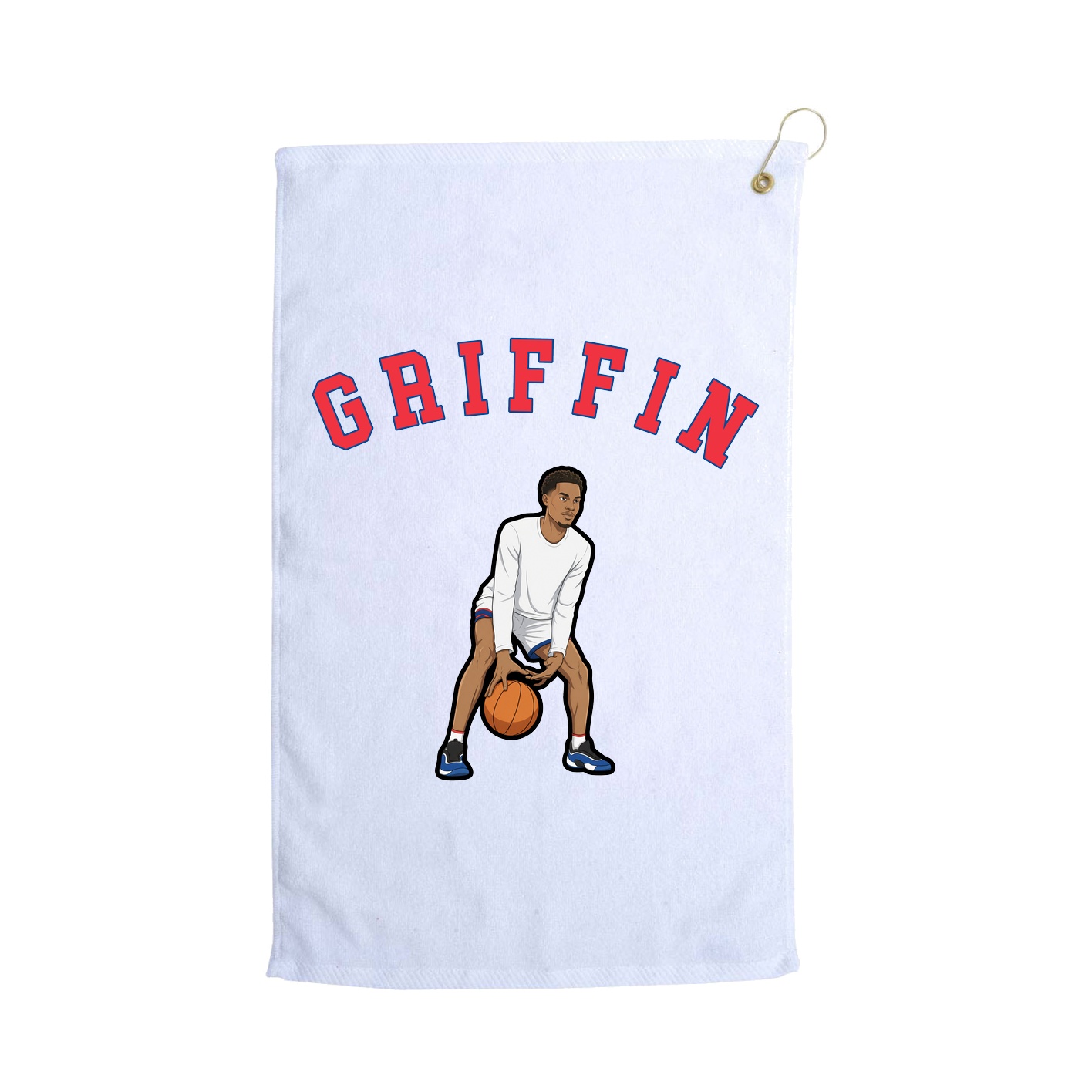 Golf Towel — Shirsey Arch in White