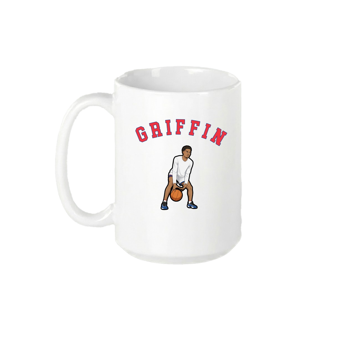 15oz Coffee Mug — Shirsey Arch in White