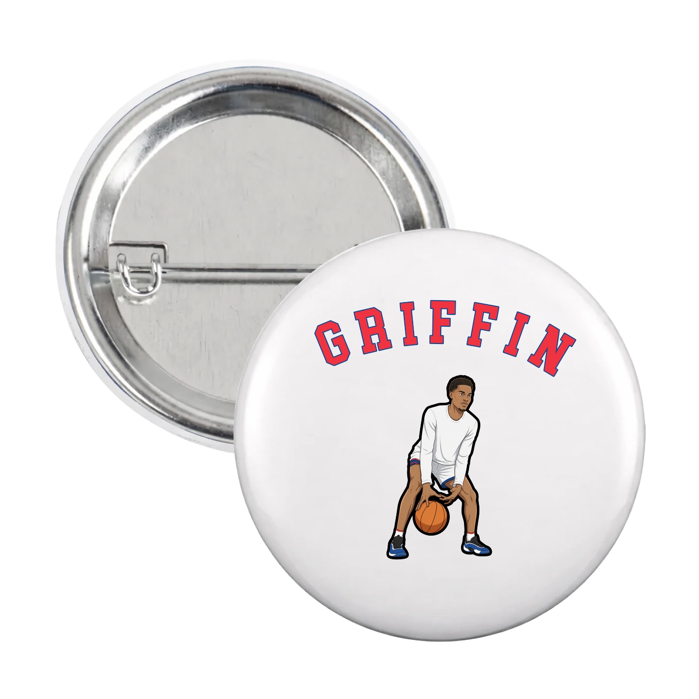 Game Day Button — Shirsey Arch in White