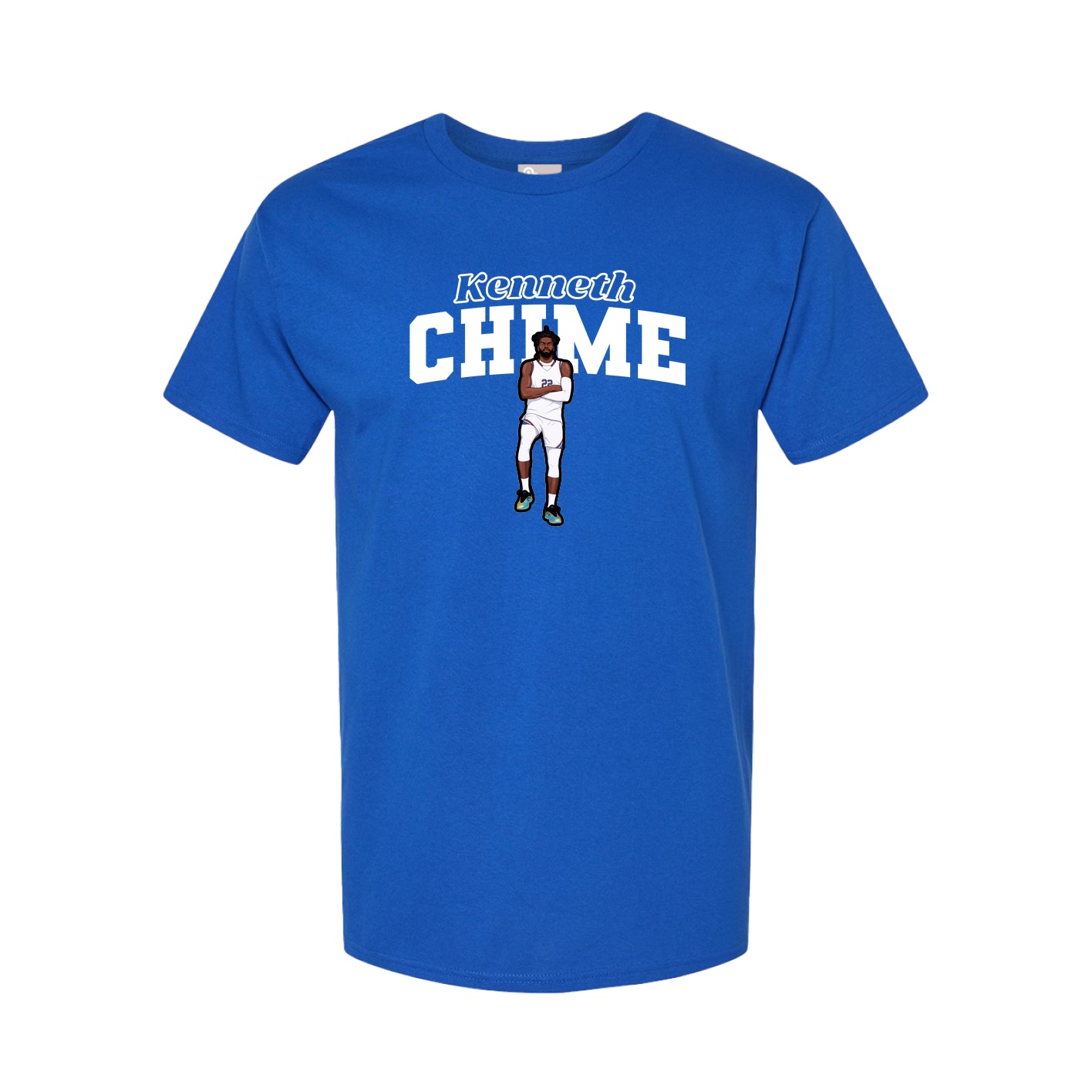 Youth Tee — Name Arch in Royal