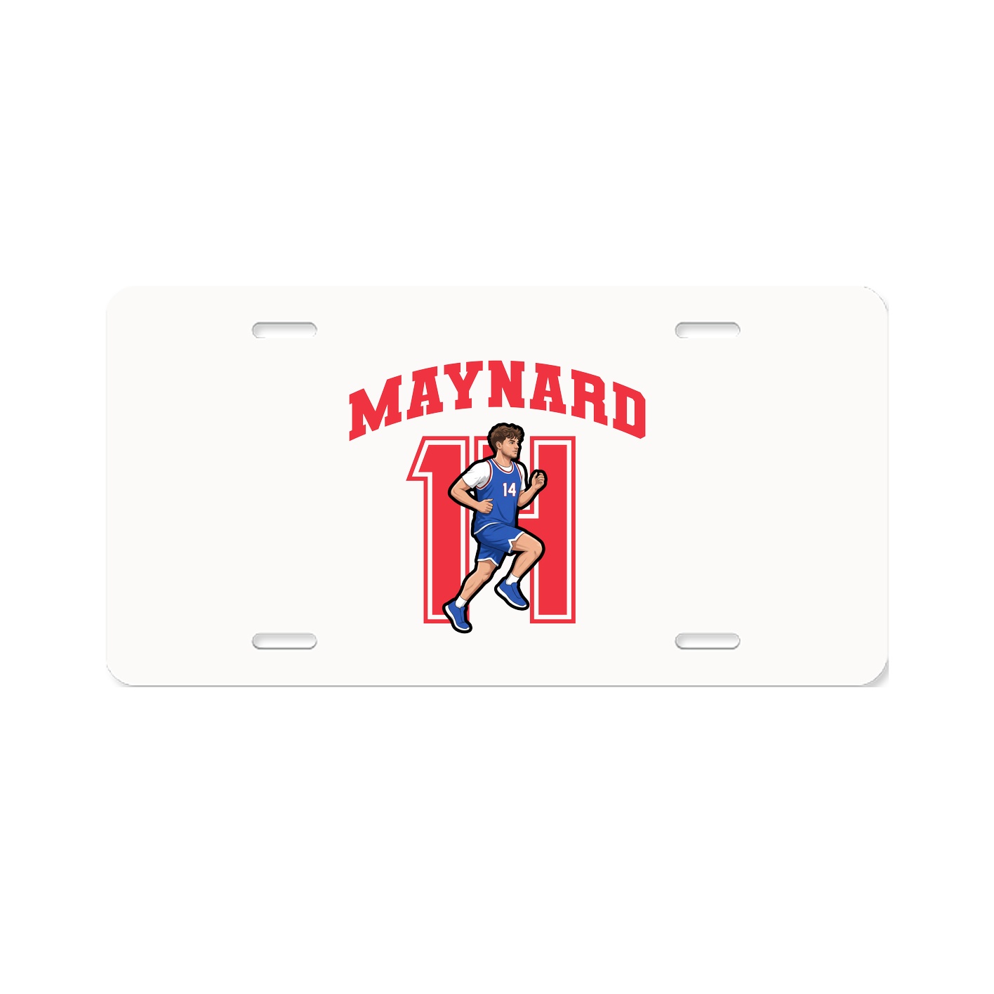 License Plate — Number in Classic