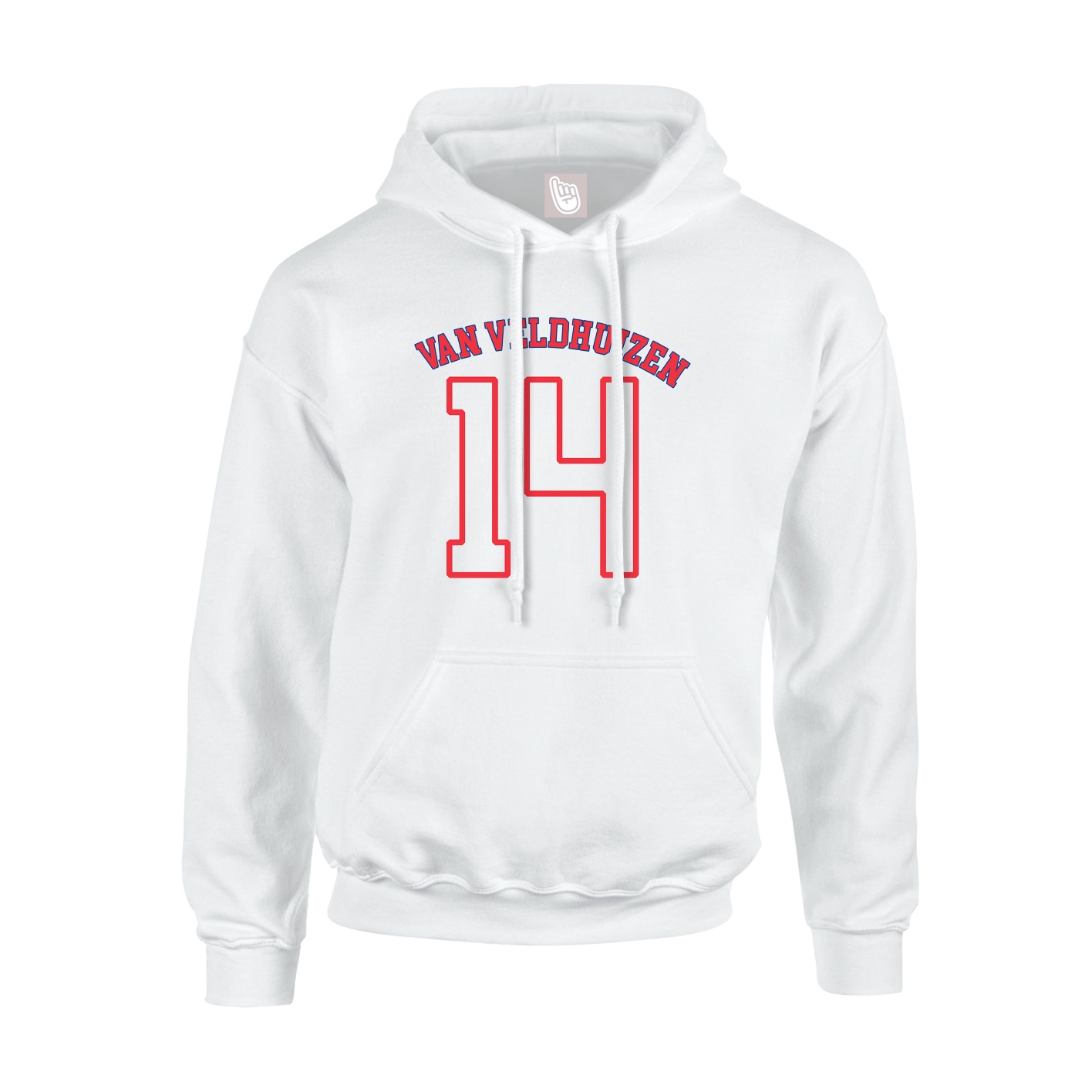 Youth Hoodie — Shirsey Arch in White