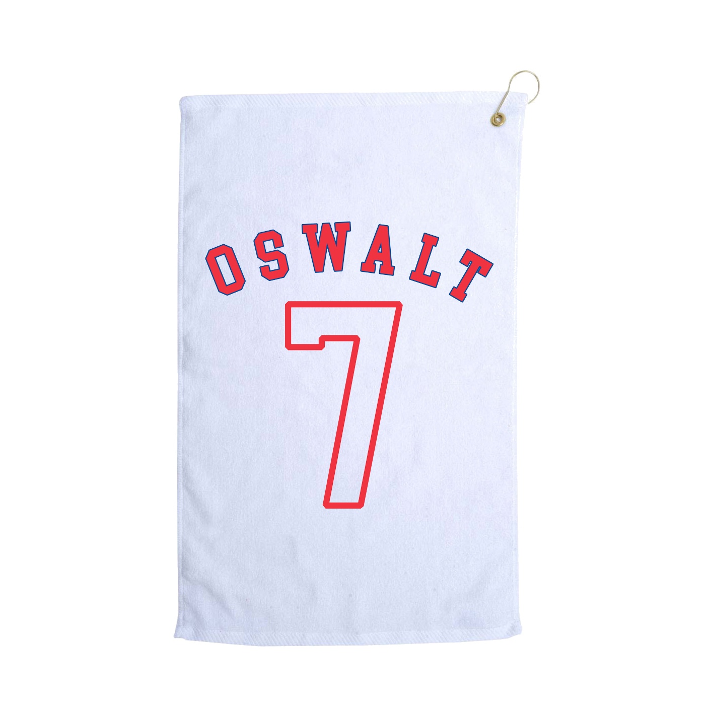 Golf Towel — Shirsey Arch in White