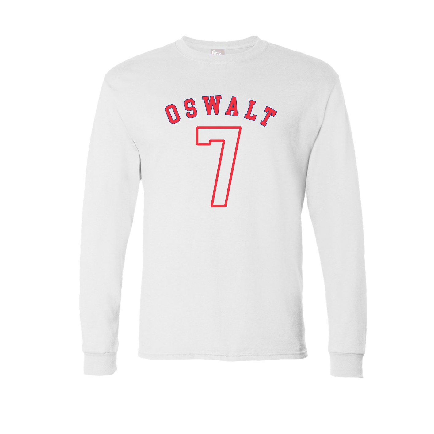 Long Sleeve Tee — Shirsey Arch in White