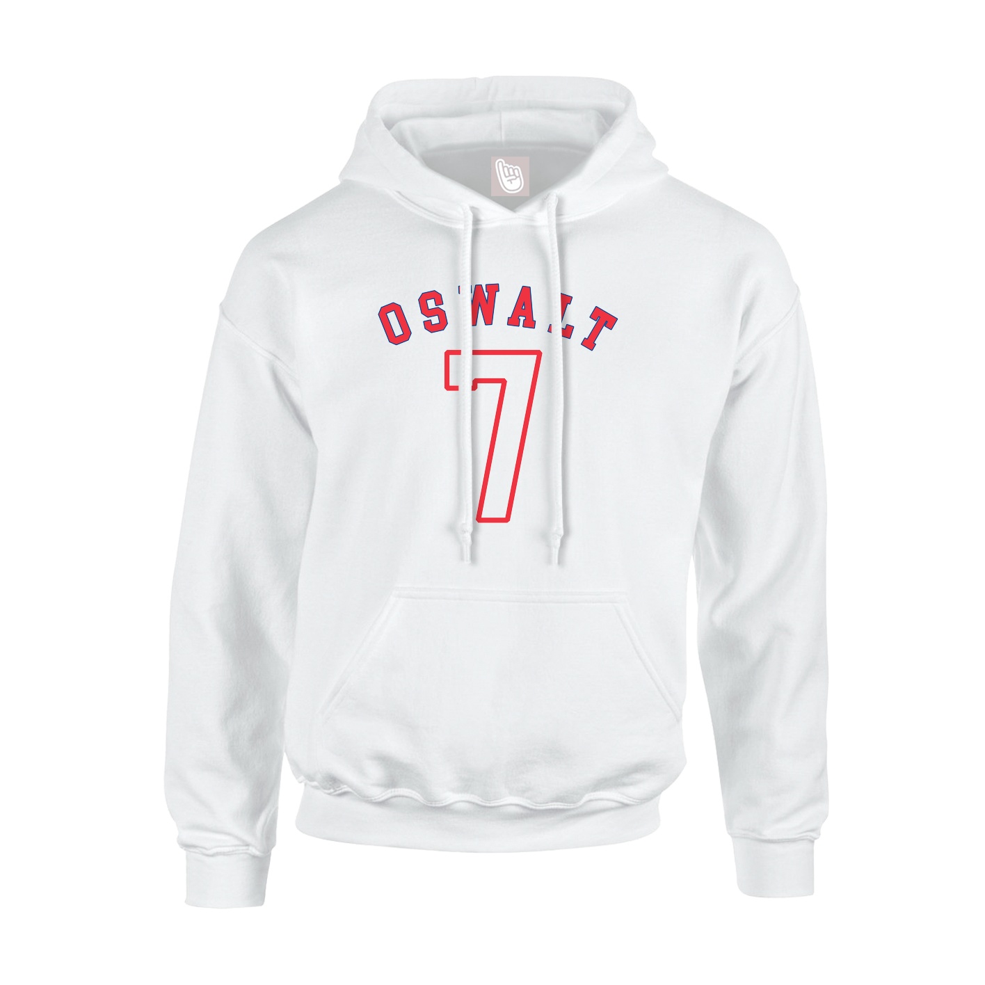 Youth Hoodie — Shirsey Arch in White