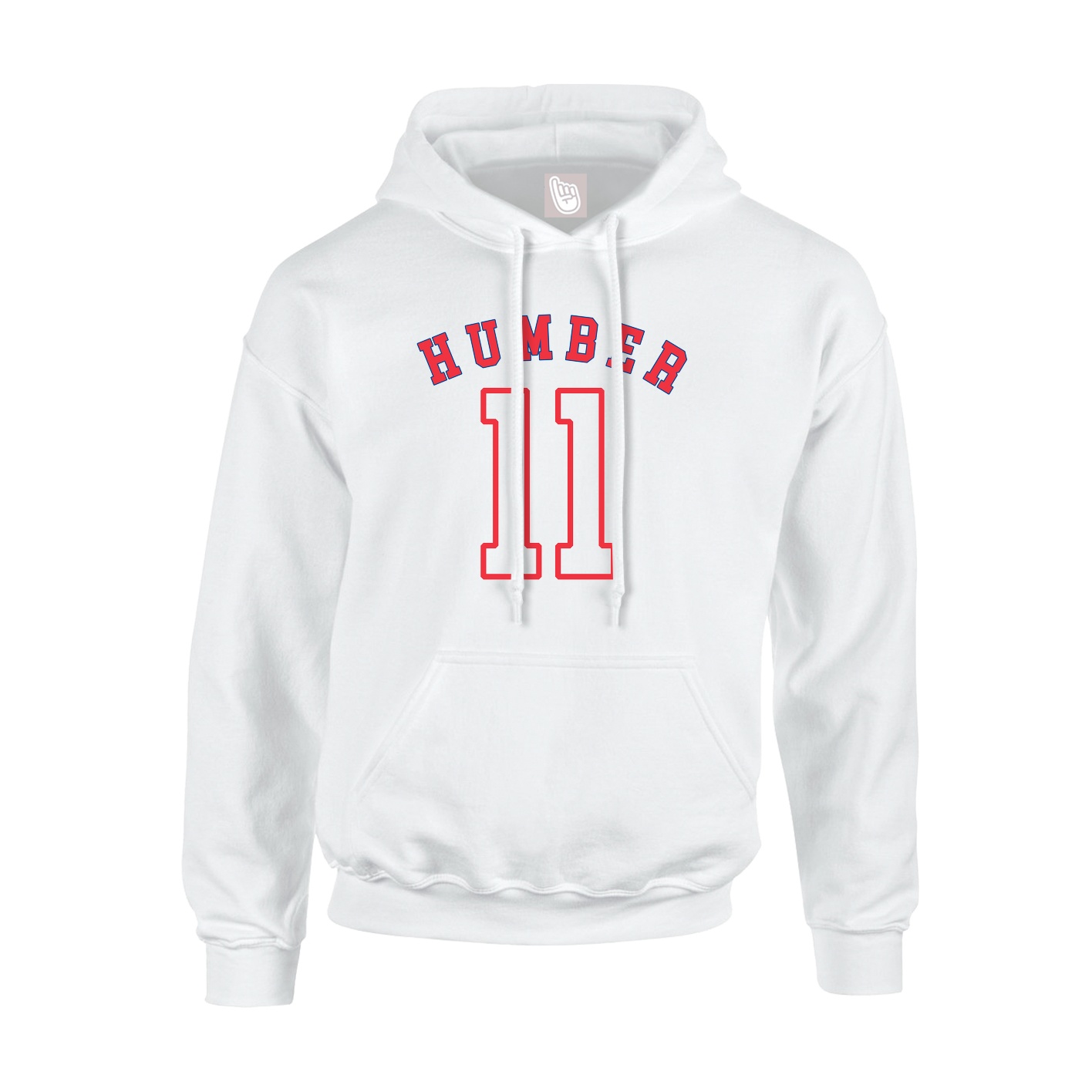 Youth Hoodie — Shirsey Arch in White