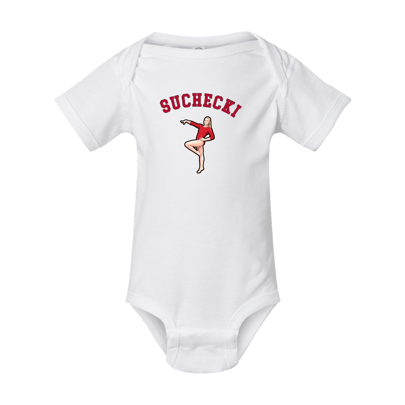 Baby Onesie — Shirsey Arch in White