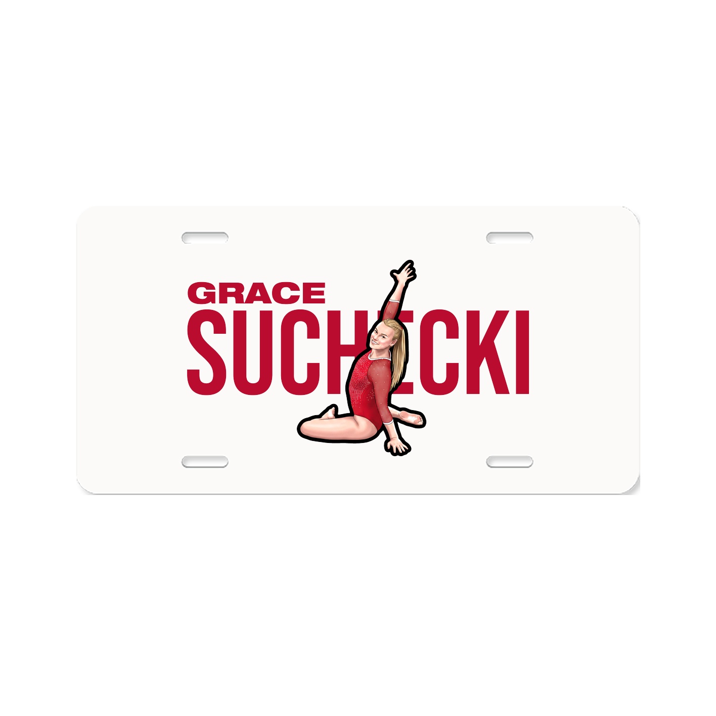 License Plate — Player Name in Classic