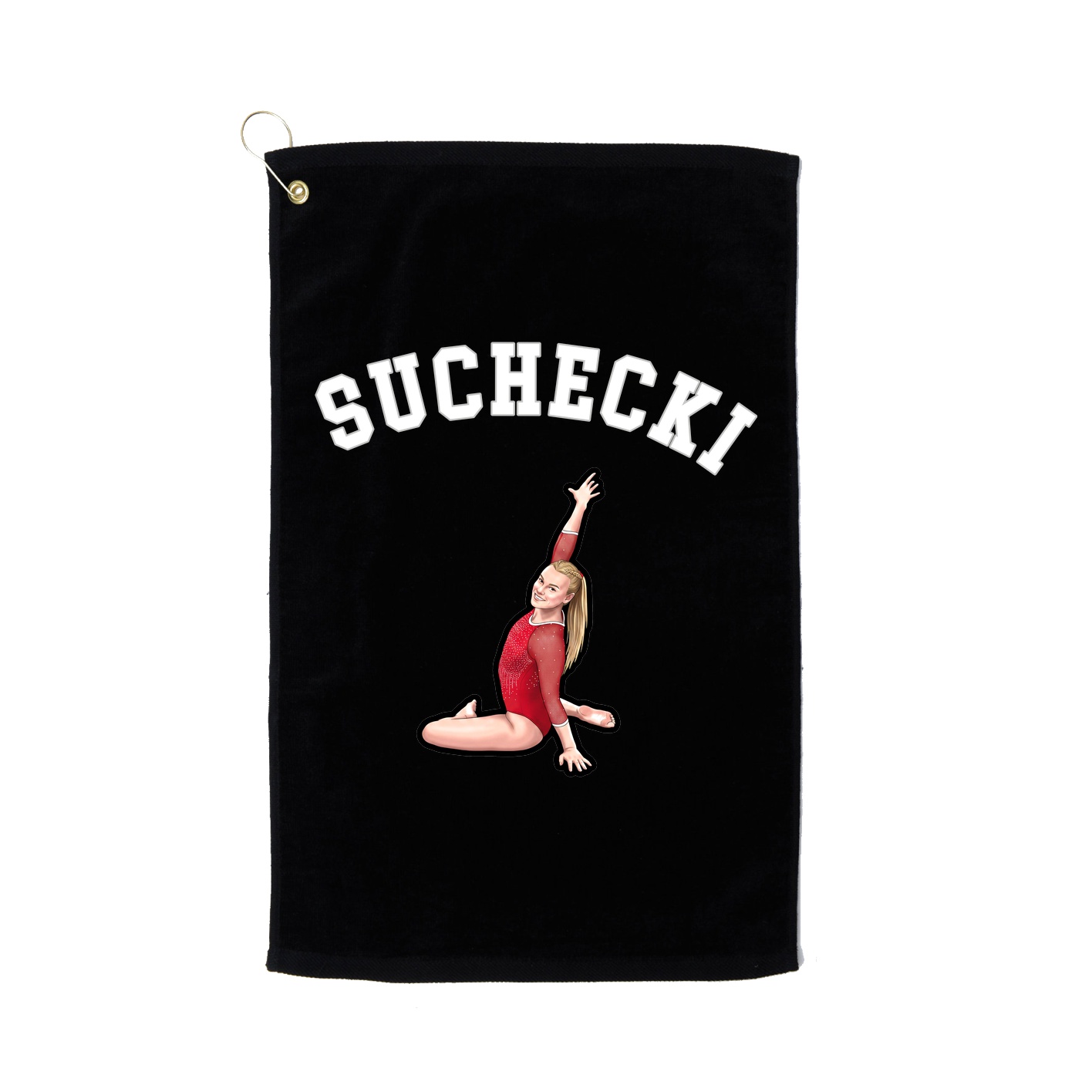 Golf Towel — Shirsey Arch in Black